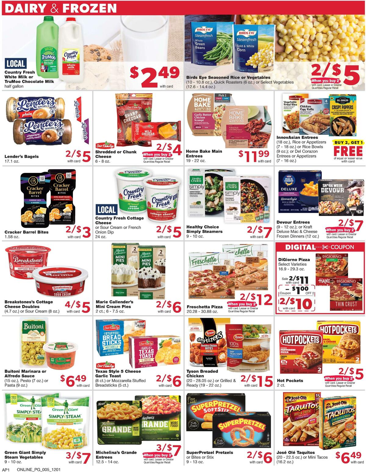 Family Fare Weekly Ad from December 1