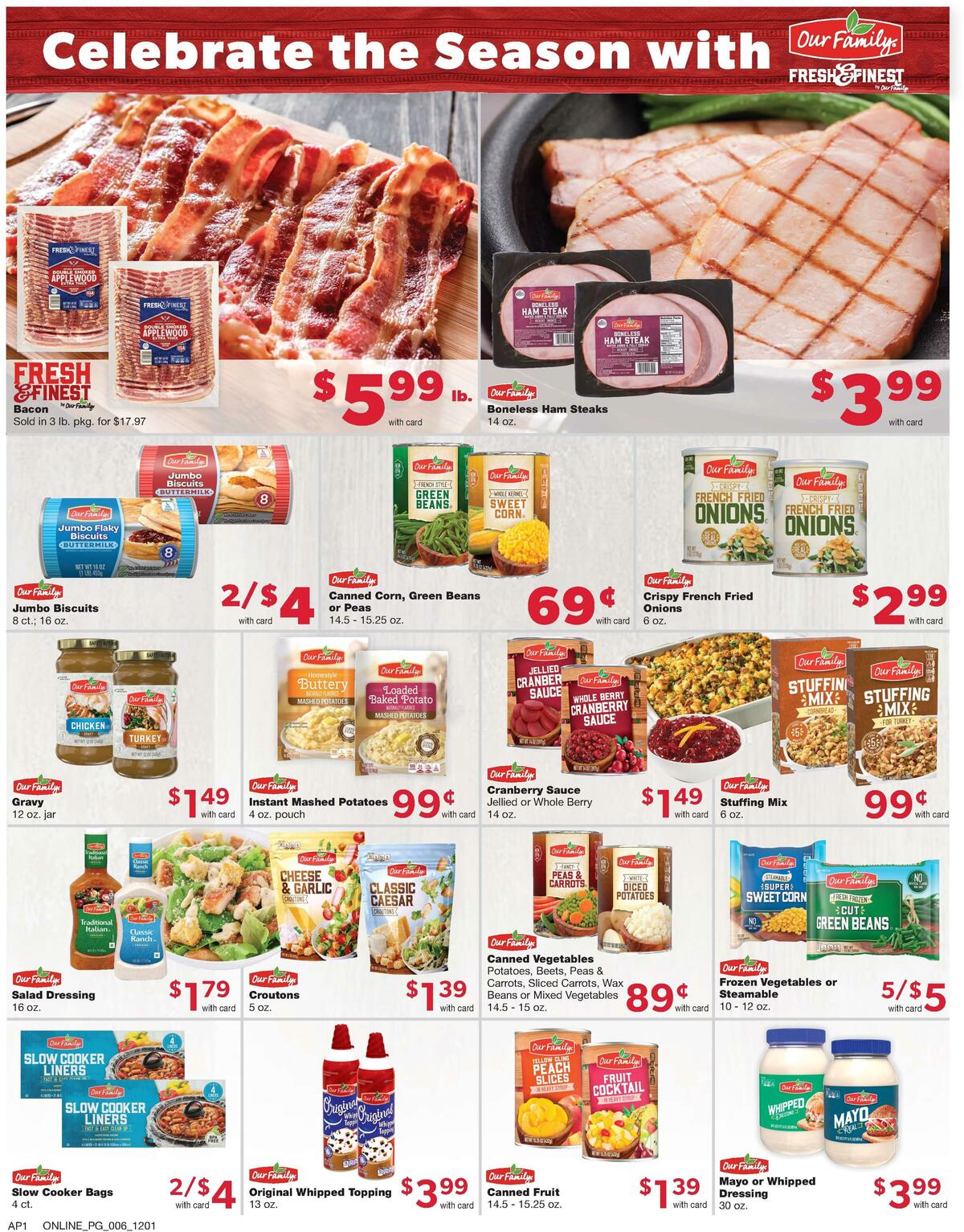 Family Fare Weekly Ad from December 1