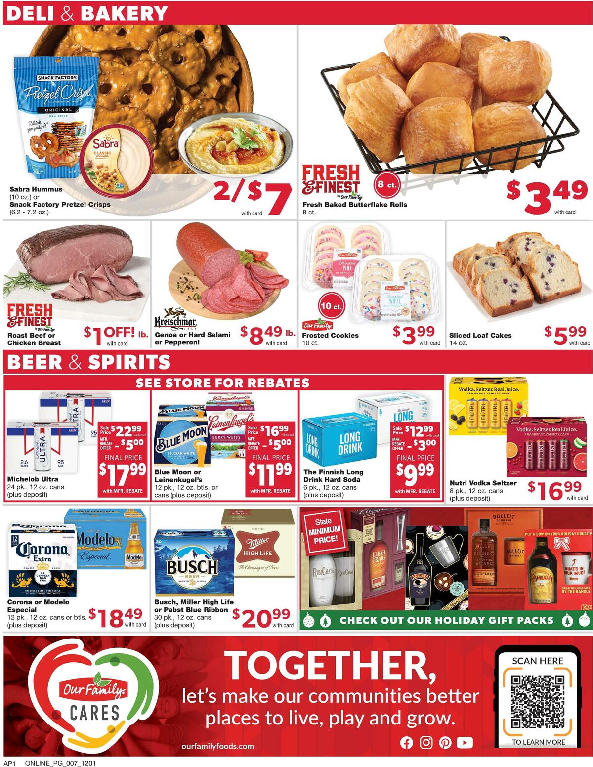 Family Fare Weekly Ad from December 1
