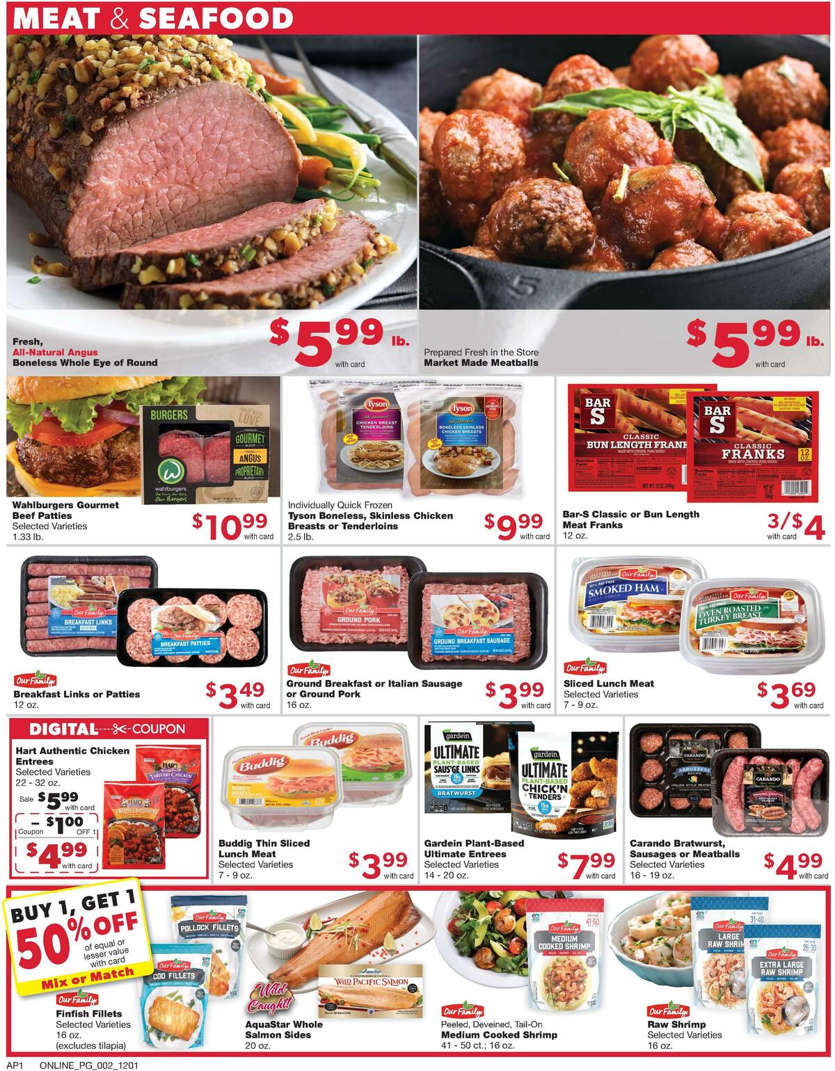 Family Fare Weekly Ad from December 1