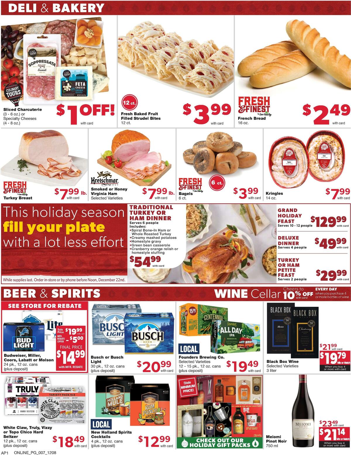 Family Fare Weekly Ad from December 8