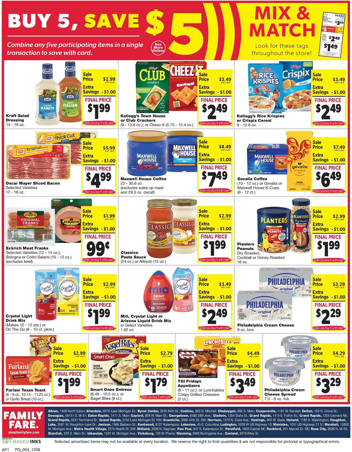 Family Fare Weekly Ad from December 8