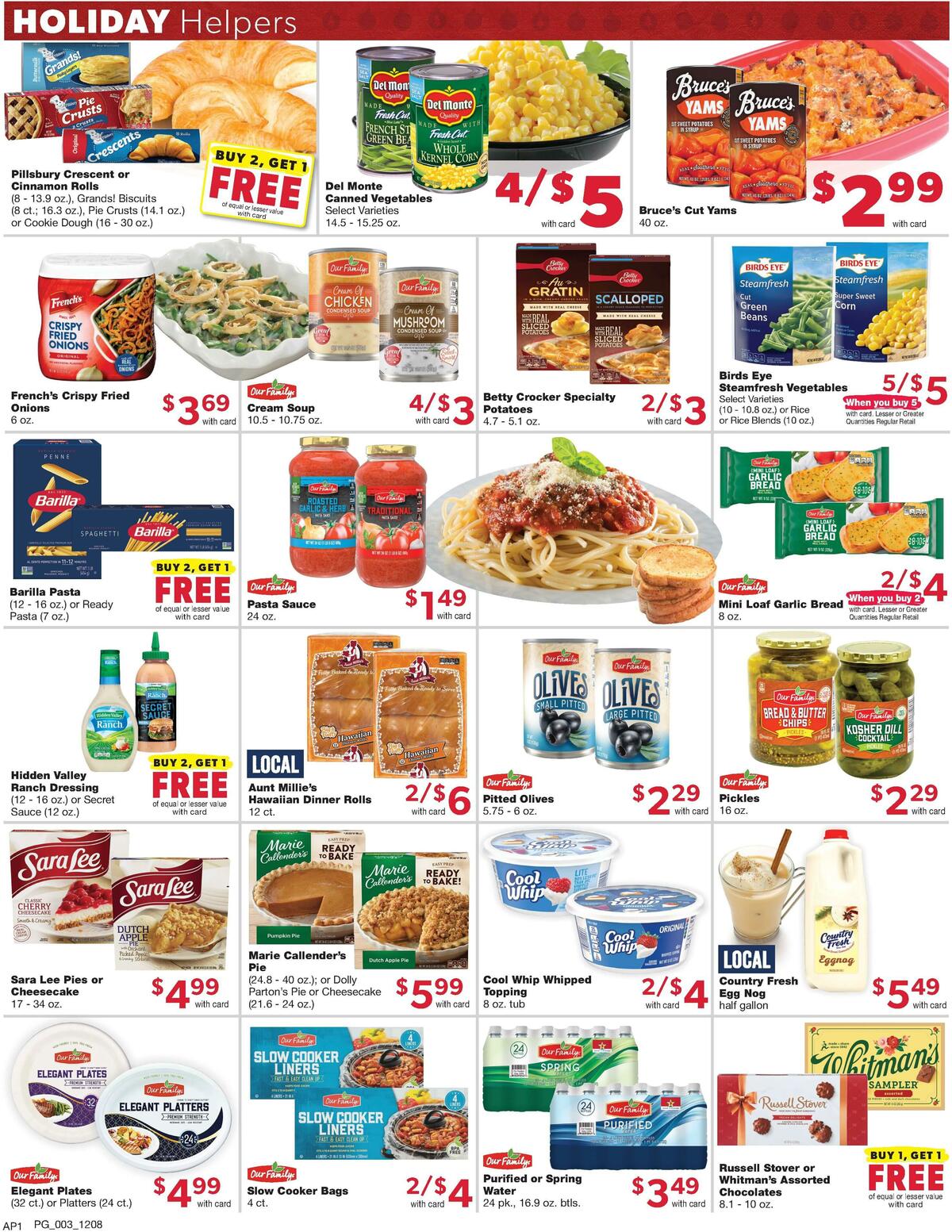Family Fare Weekly Ad from December 8