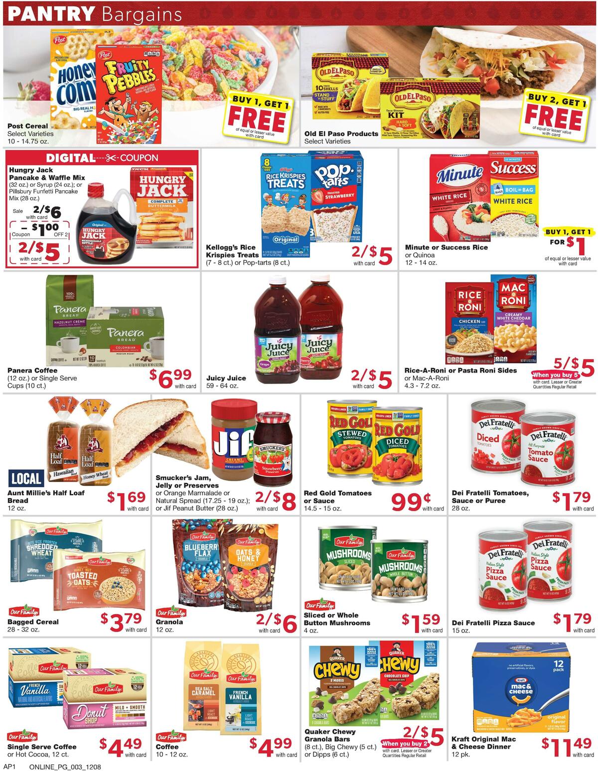 Family Fare Weekly Ad from December 8