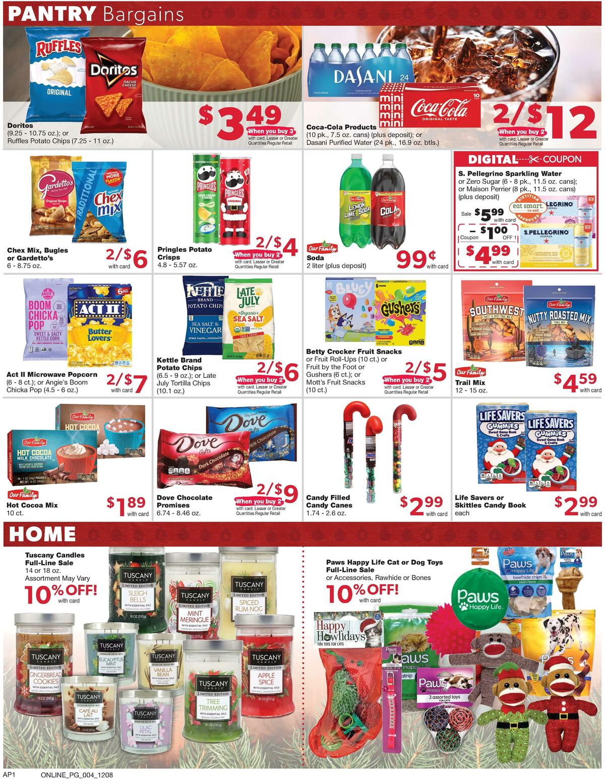 Family Fare Weekly Ad from December 8