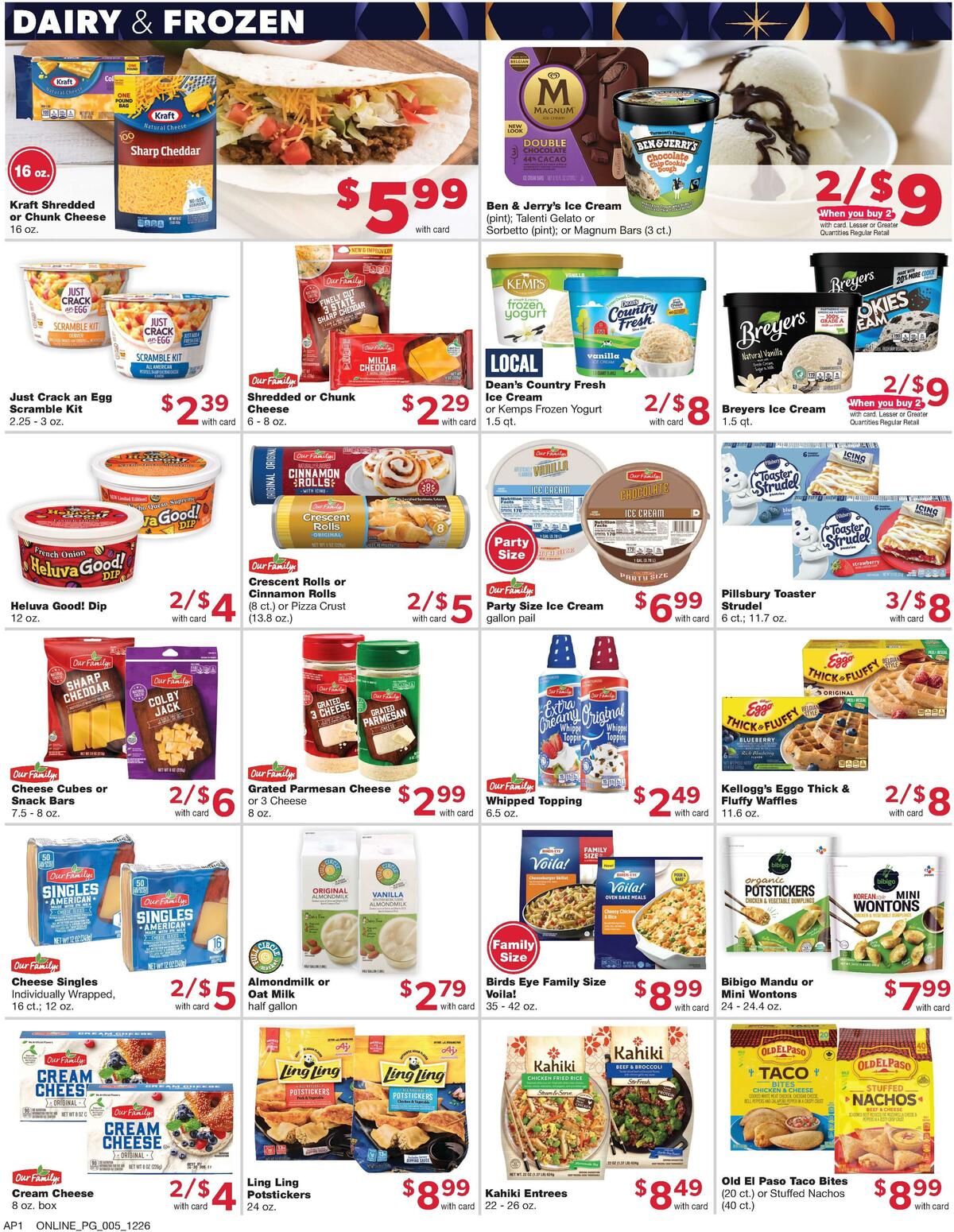 Family Fare Weekly Ad from December 26
