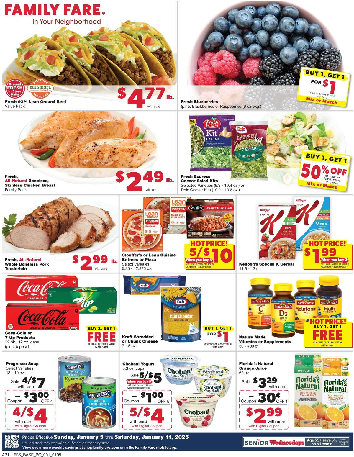 Family Fare Weekly Ad from January 12