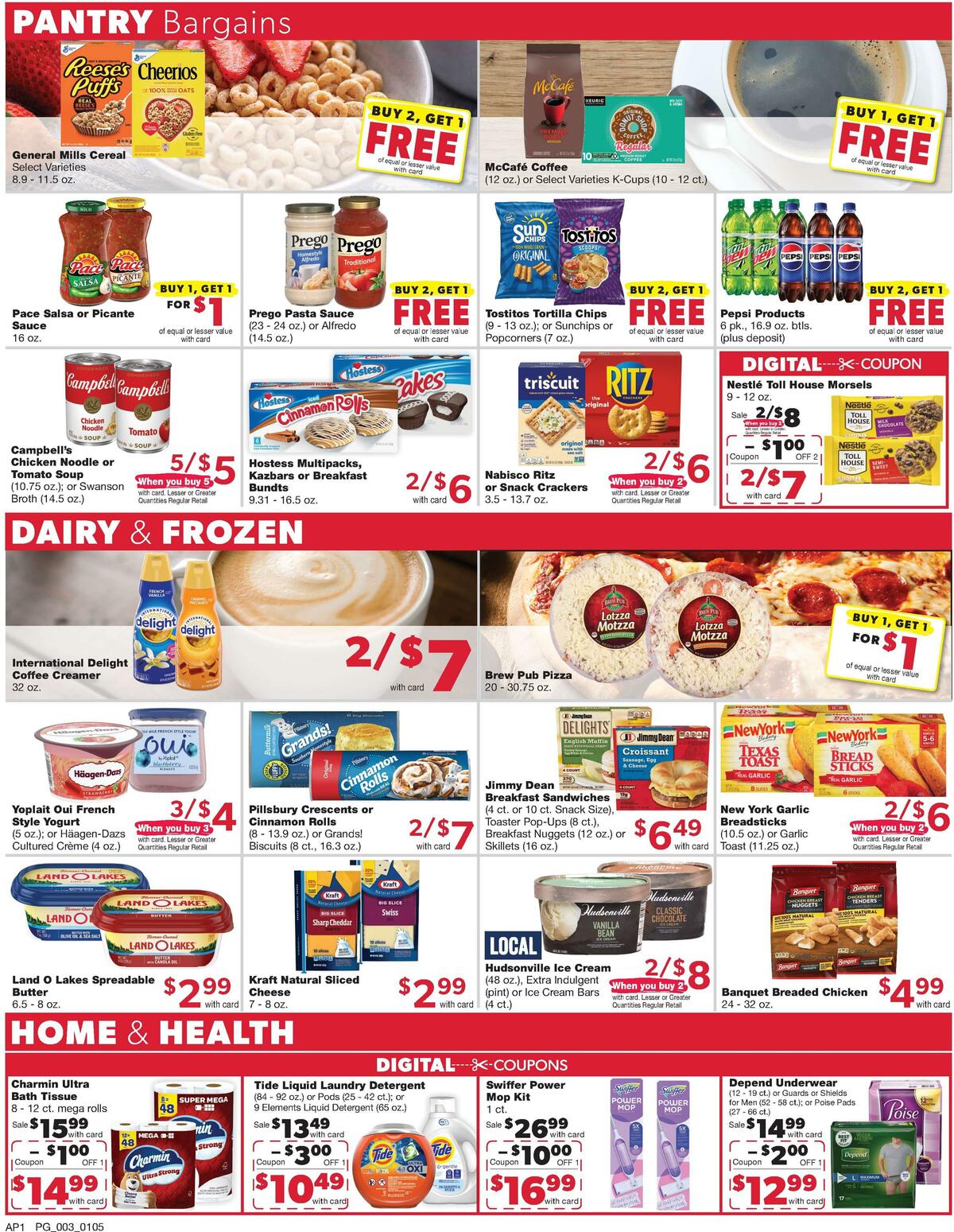 Family Fare Weekly Ad from January 12
