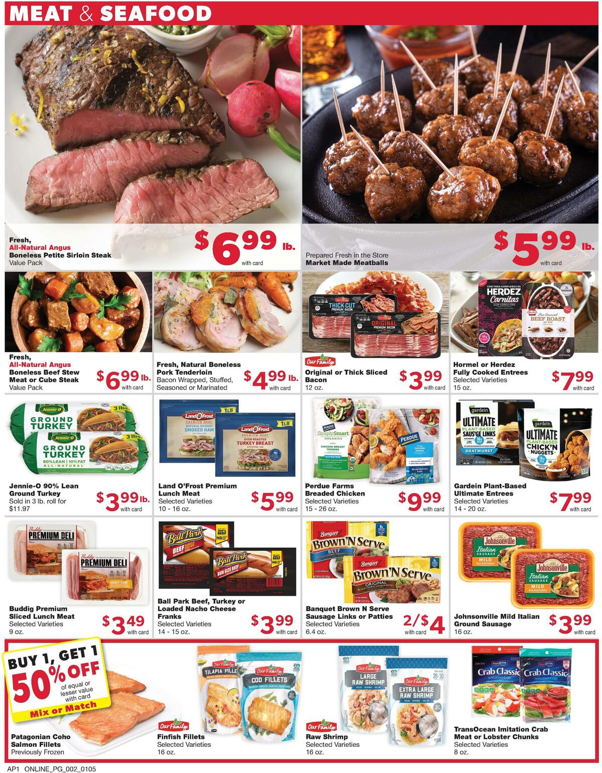 Family Fare Weekly Ad from January 12