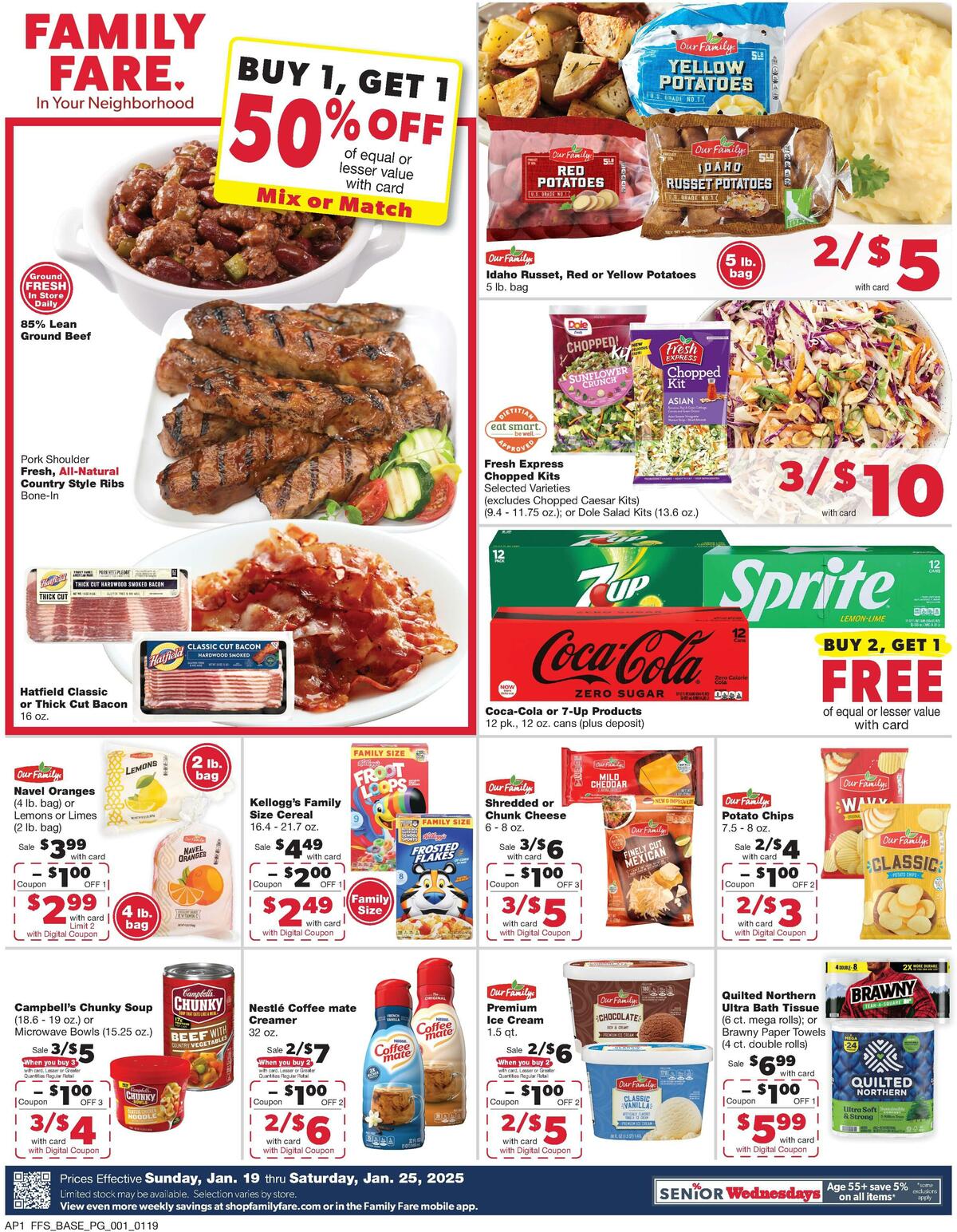 Family Fare Weekly Ad from January 19