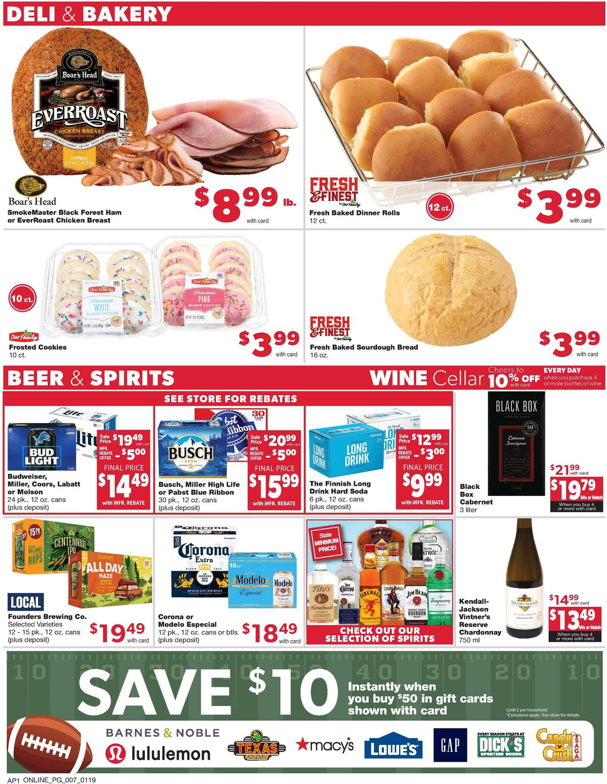 Family Fare Weekly Ad from January 19