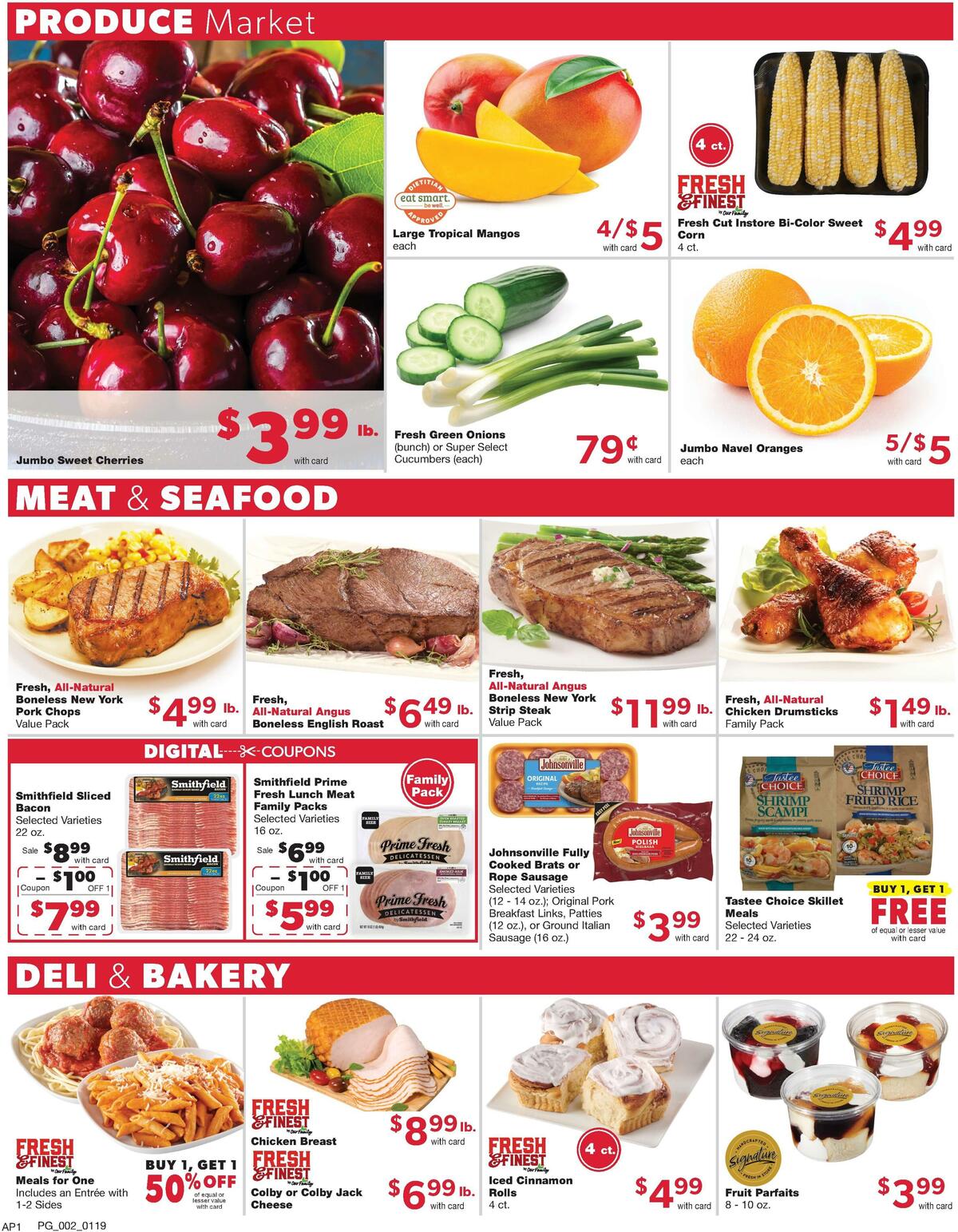 Family Fare Weekly Ad from January 19