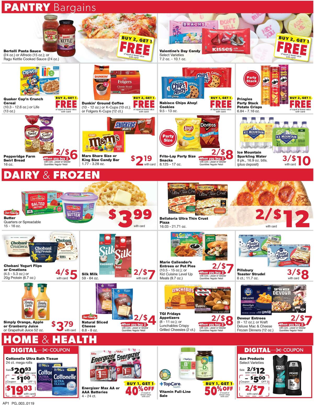 Family Fare Weekly Ad from January 19