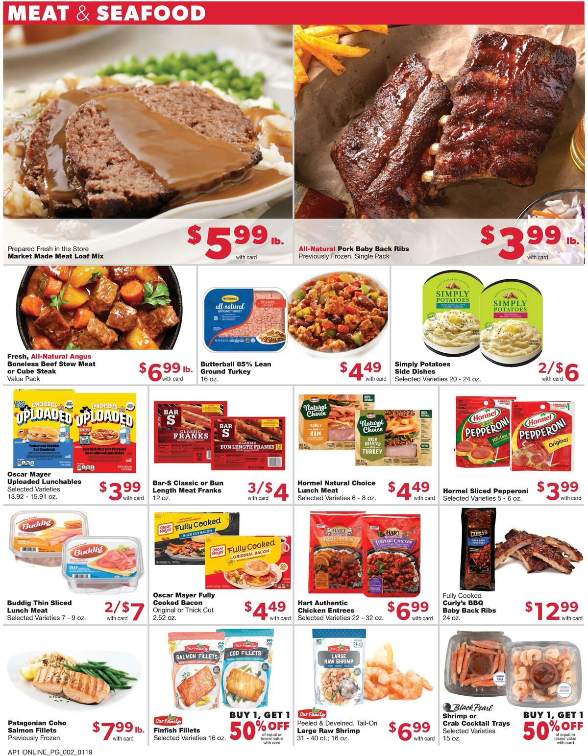 Family Fare Weekly Ad from January 19