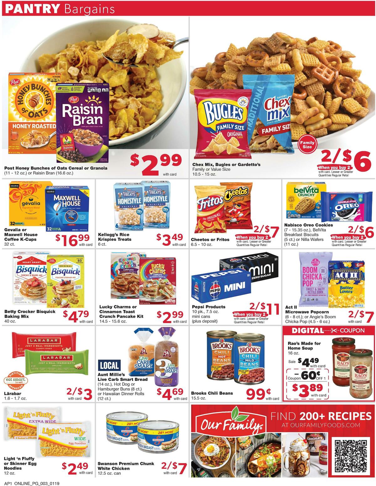 Family Fare Weekly Ad from January 19