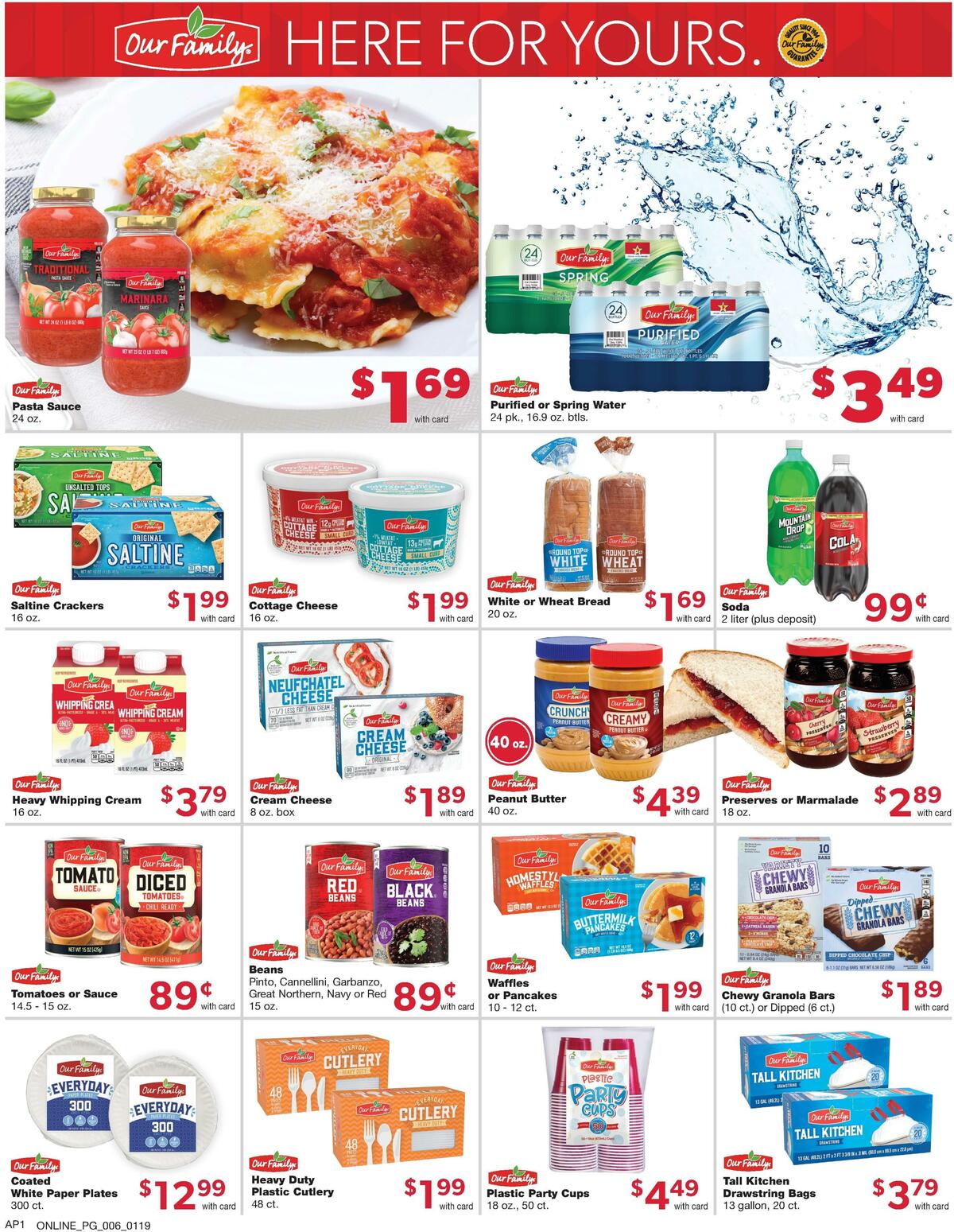 Family Fare Weekly Ad from January 19