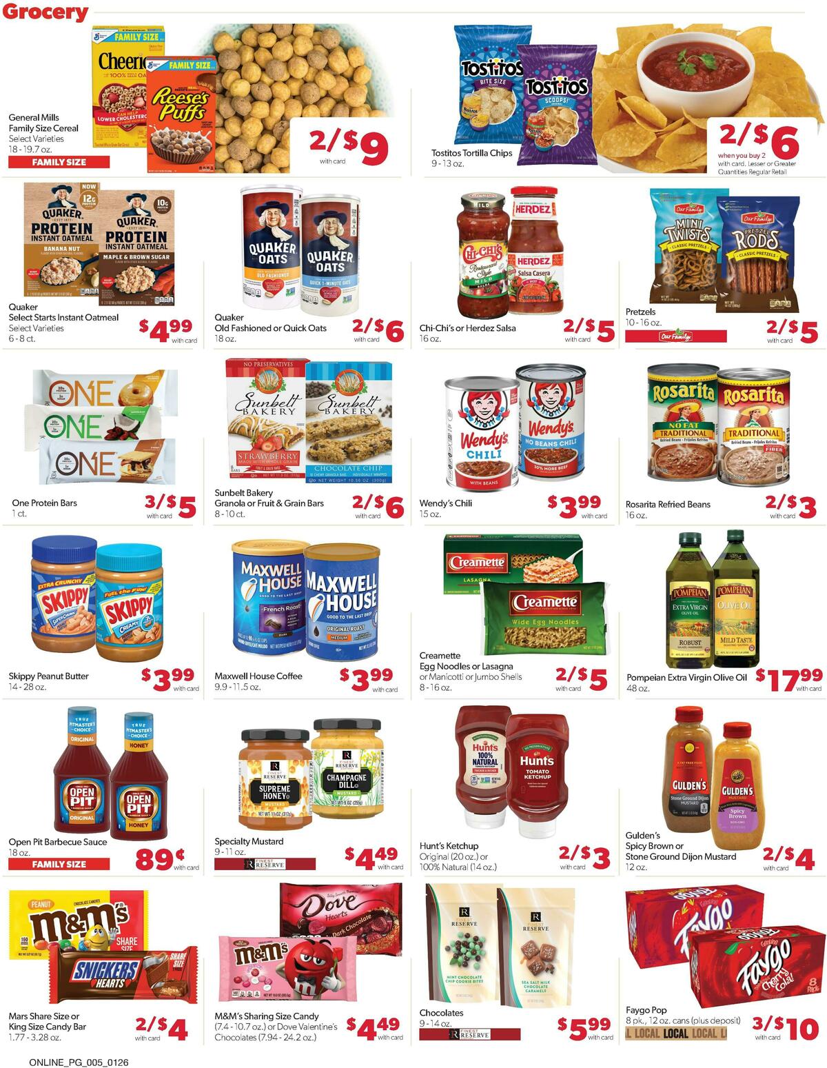 Family Fare Weekly Ad from January 26