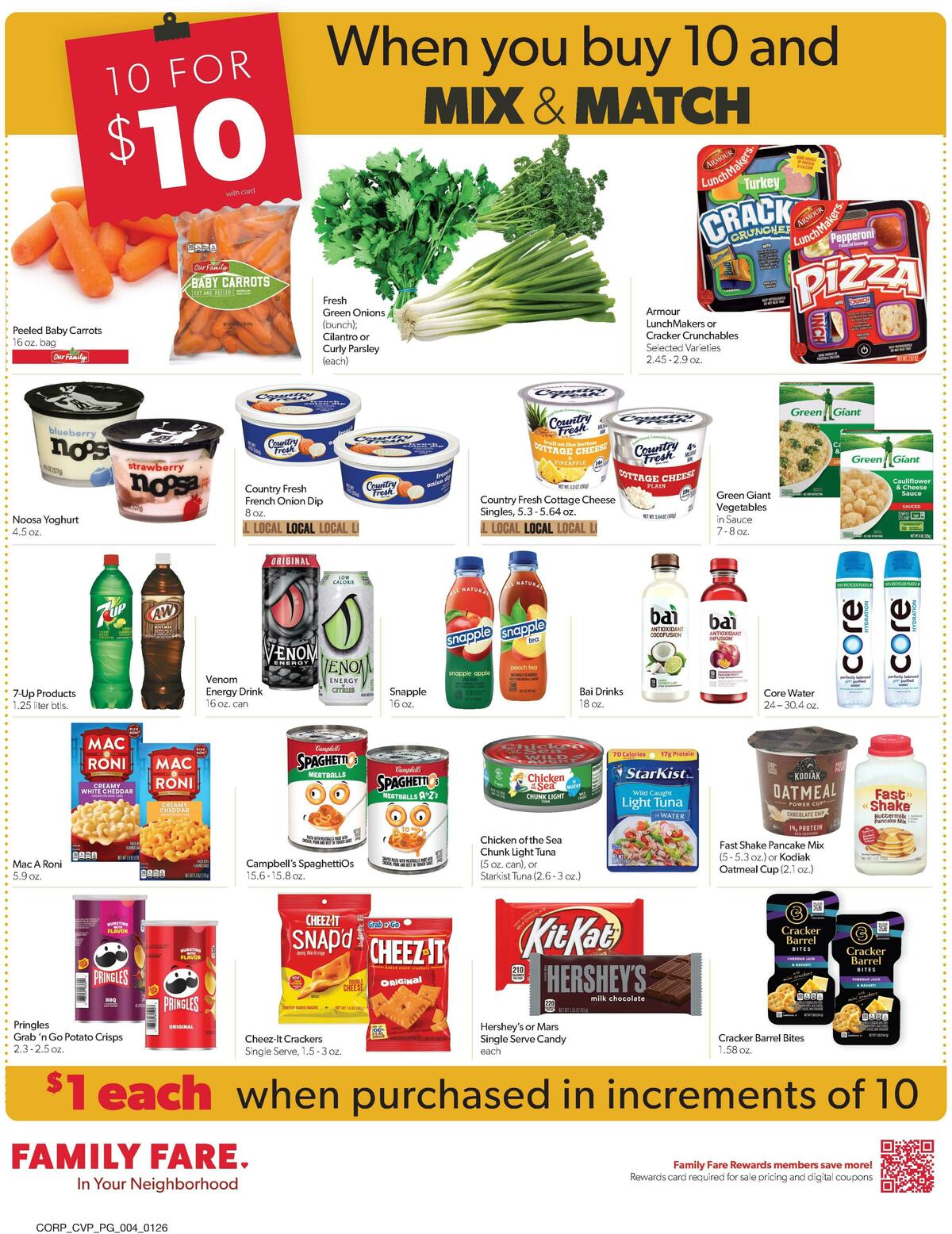 Family Fare Weekly Ad from January 26
