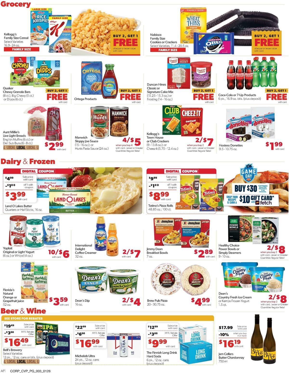 Family Fare Weekly Ad from January 26