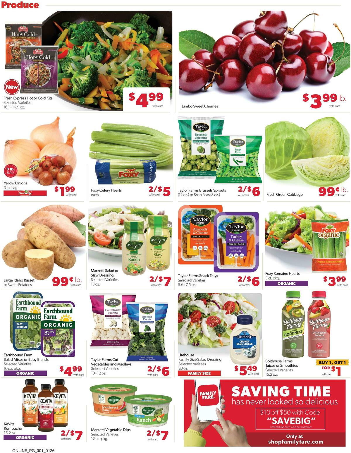 Family Fare Weekly Ad from January 26