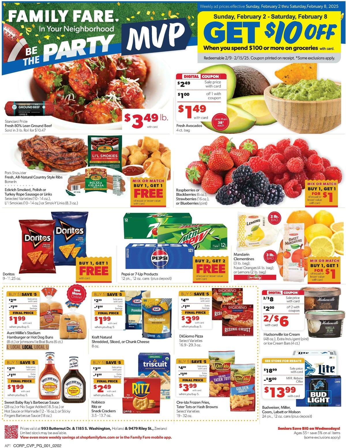 Family Fare Weekly Ad from February 2