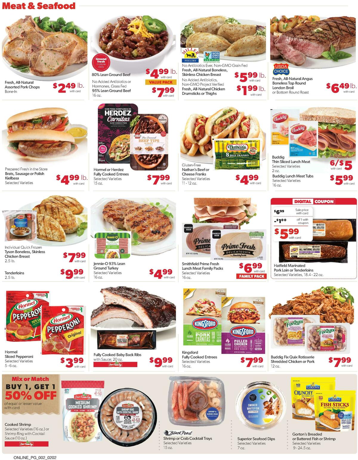 Family Fare Weekly Ad from February 2