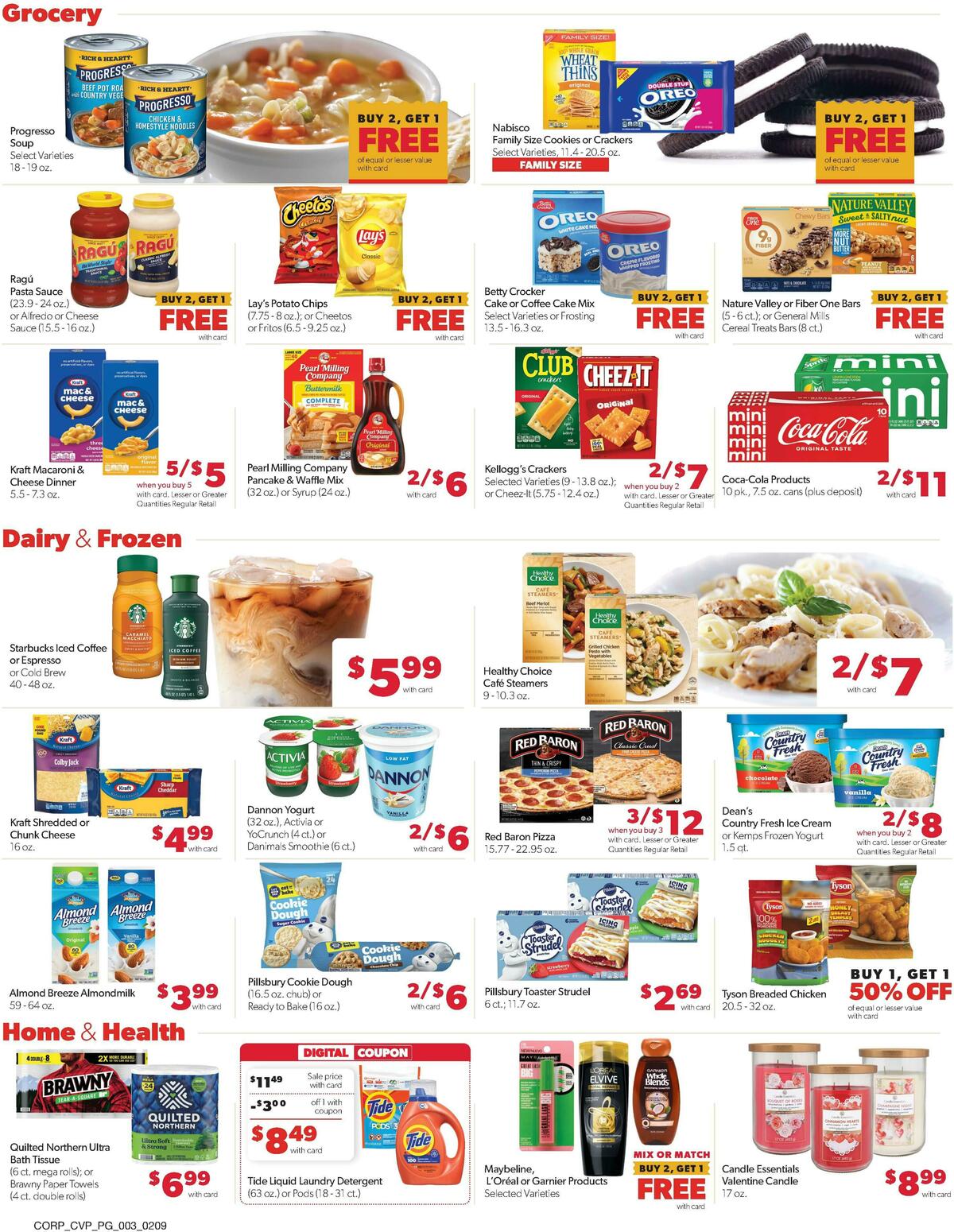 Family Fare Weekly Ad from February 9
