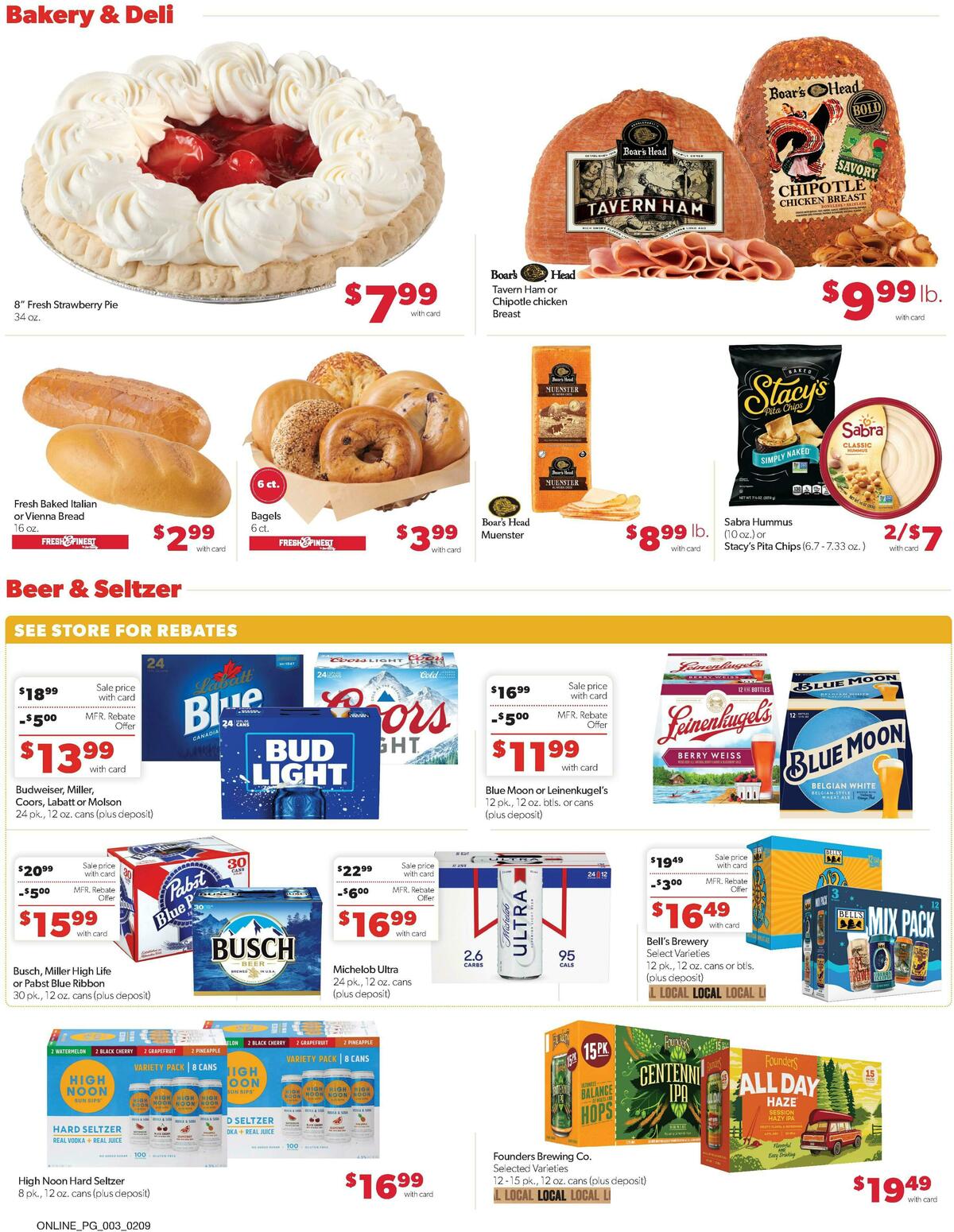 Family Fare Weekly Ad from February 9