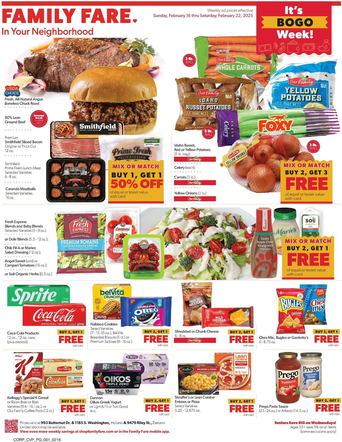 Family Fare Weekly Ad from February 16