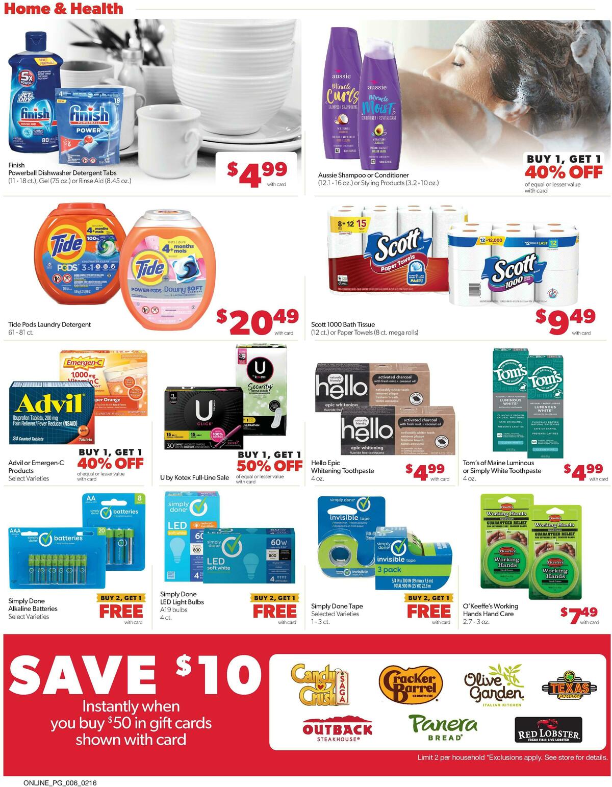 Family Fare Weekly Ad from February 16