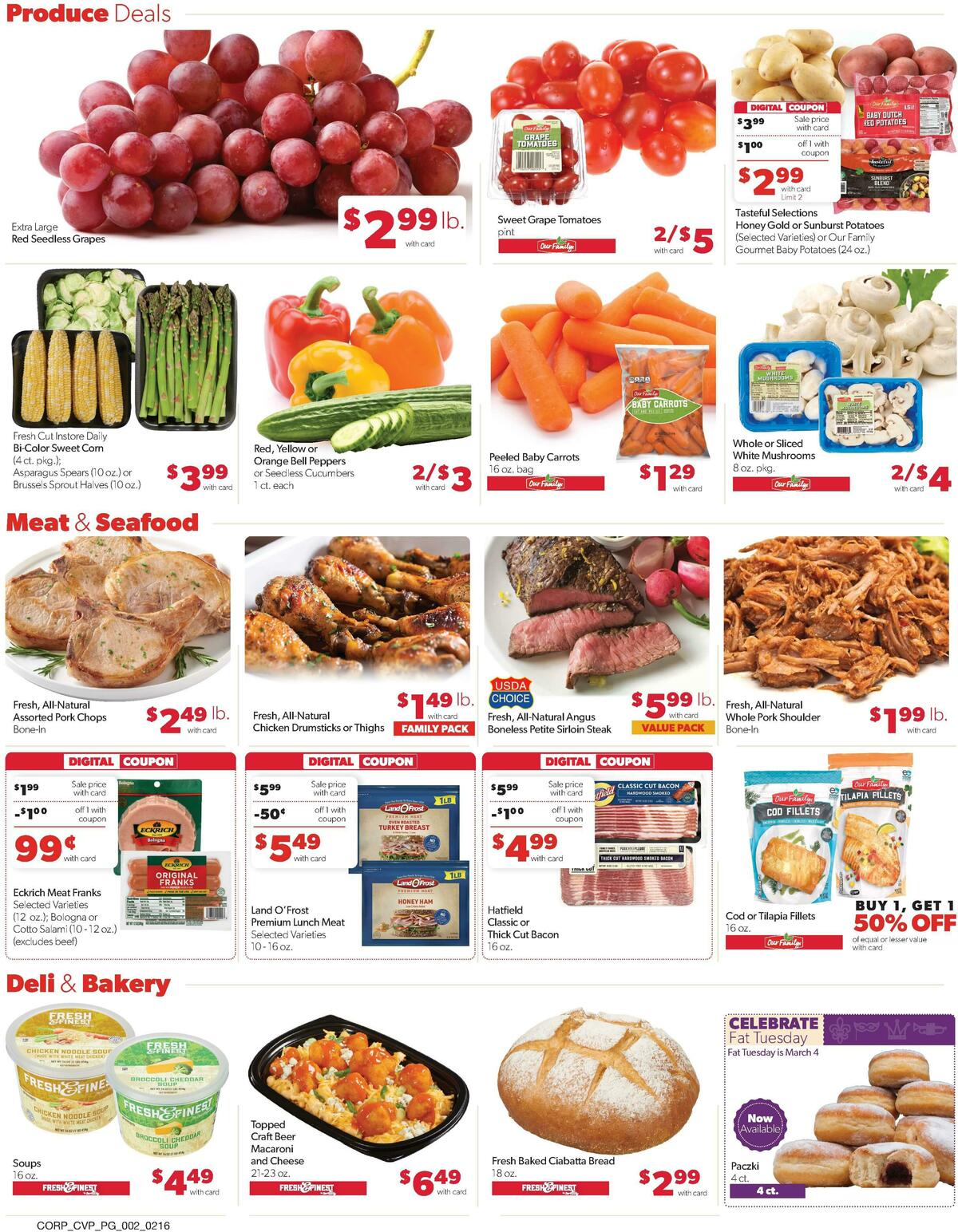 Family Fare Weekly Ad from February 16