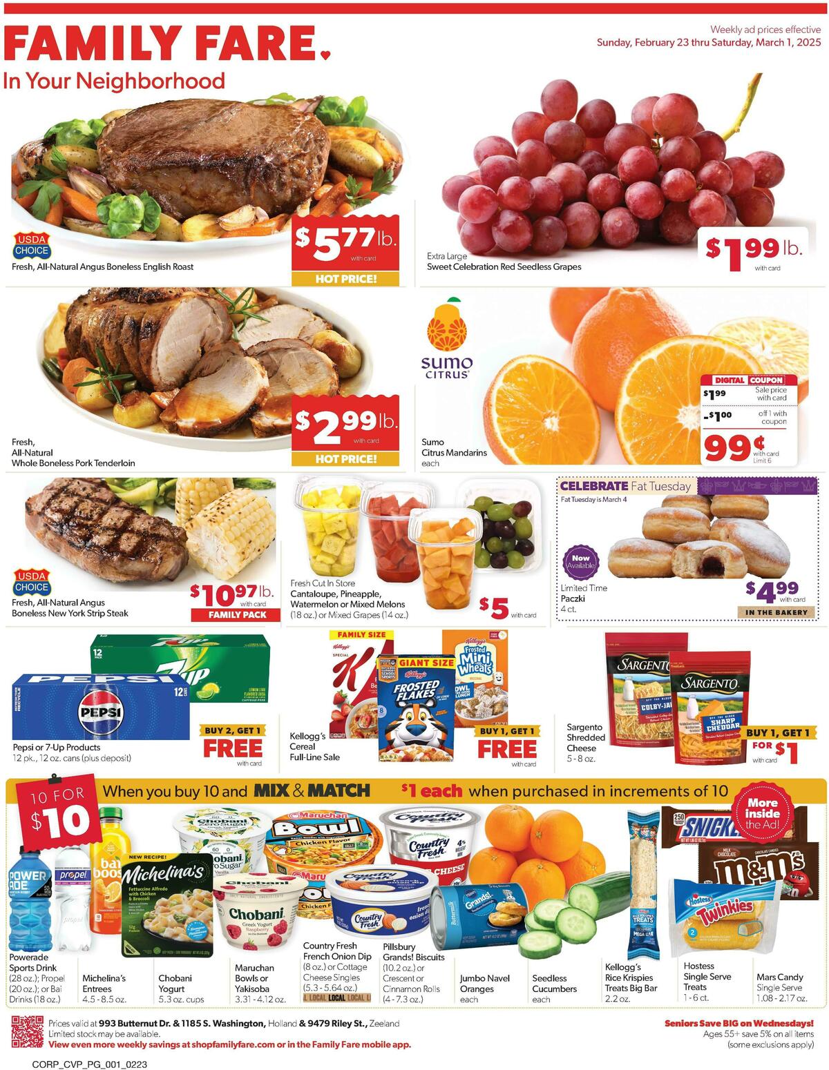 Family Fare Weekly Ad from February 23
