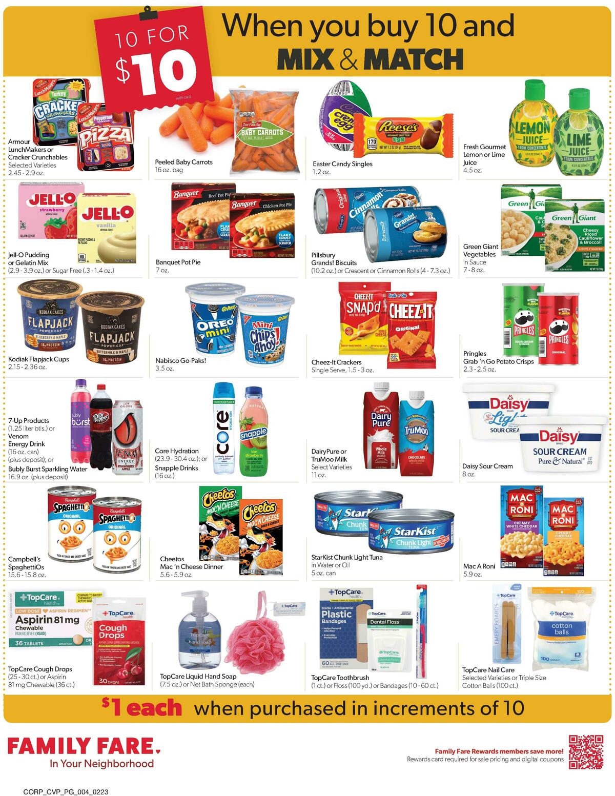 Family Fare Weekly Ad from February 23