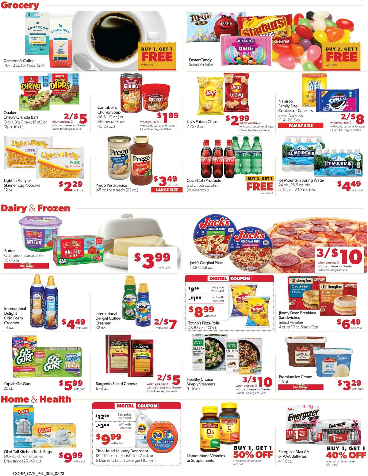 Family Fare Weekly Ad from February 23