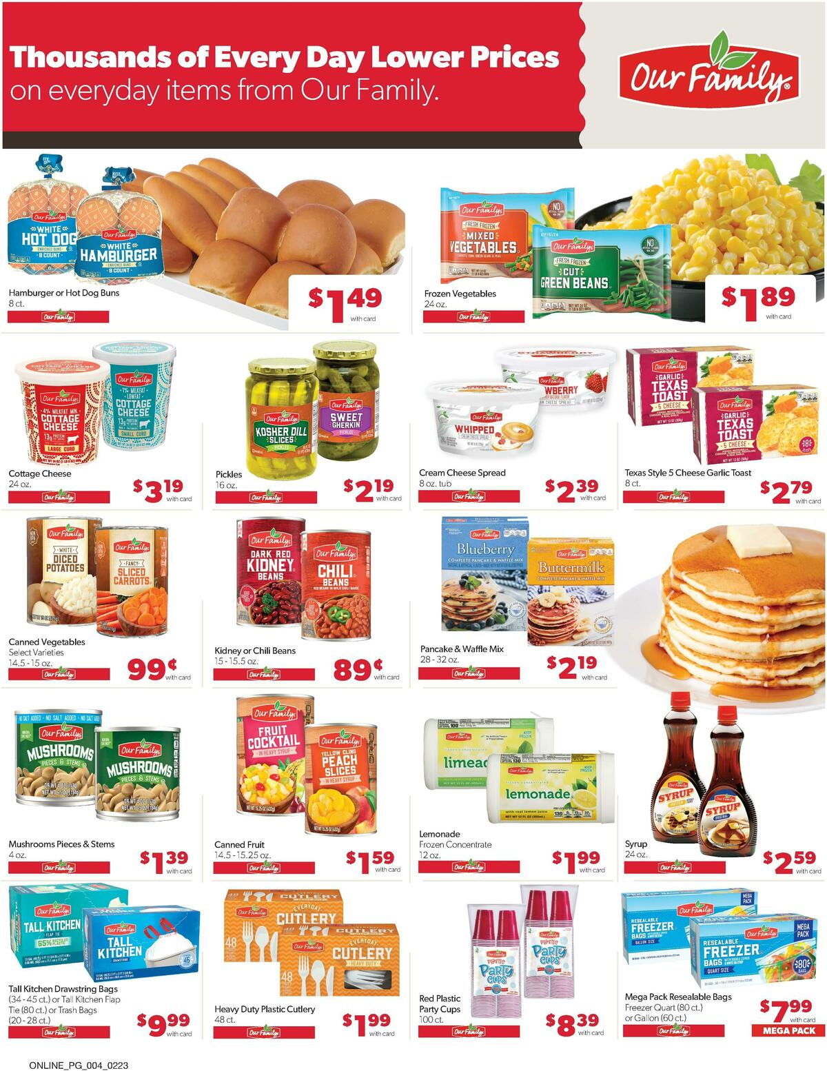 Family Fare Weekly Ad from February 23