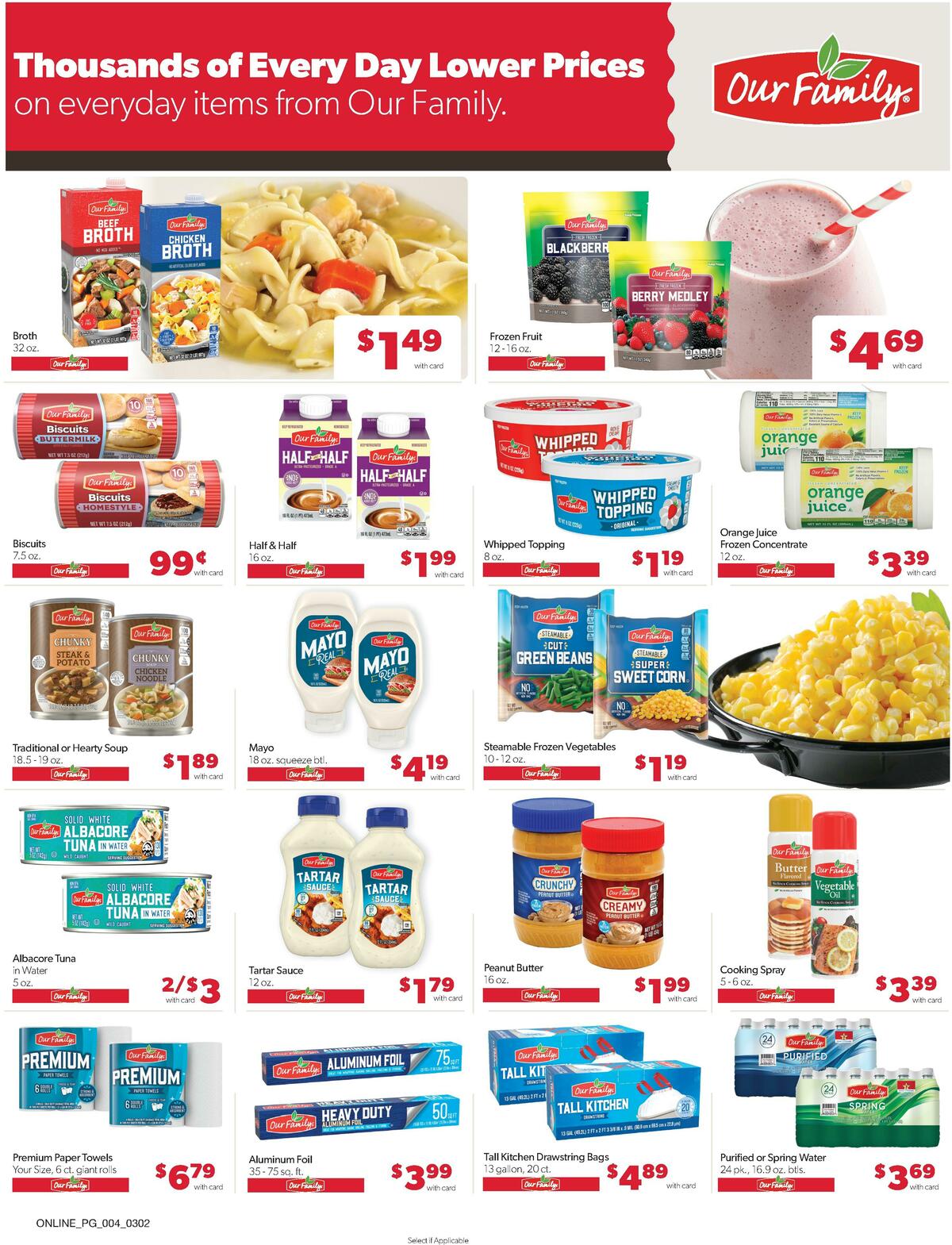 Family Fare Weekly Ad from March 2