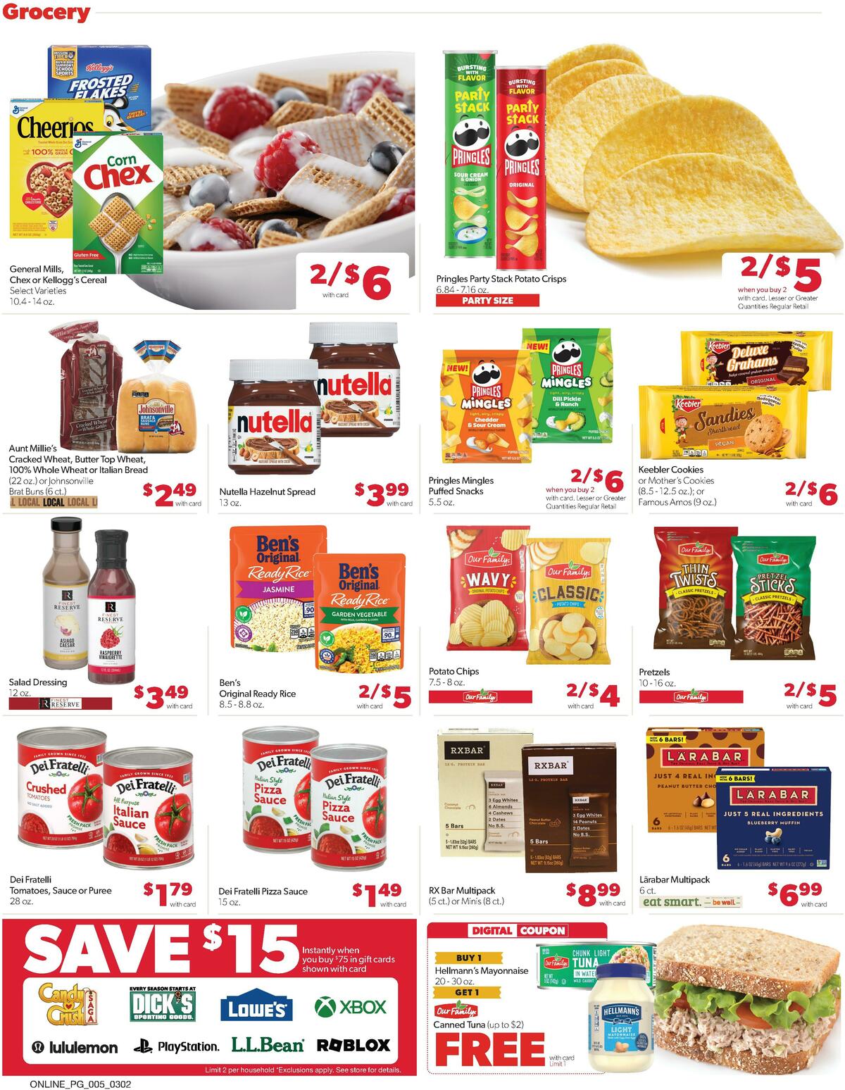 Family Fare Weekly Ad from March 2