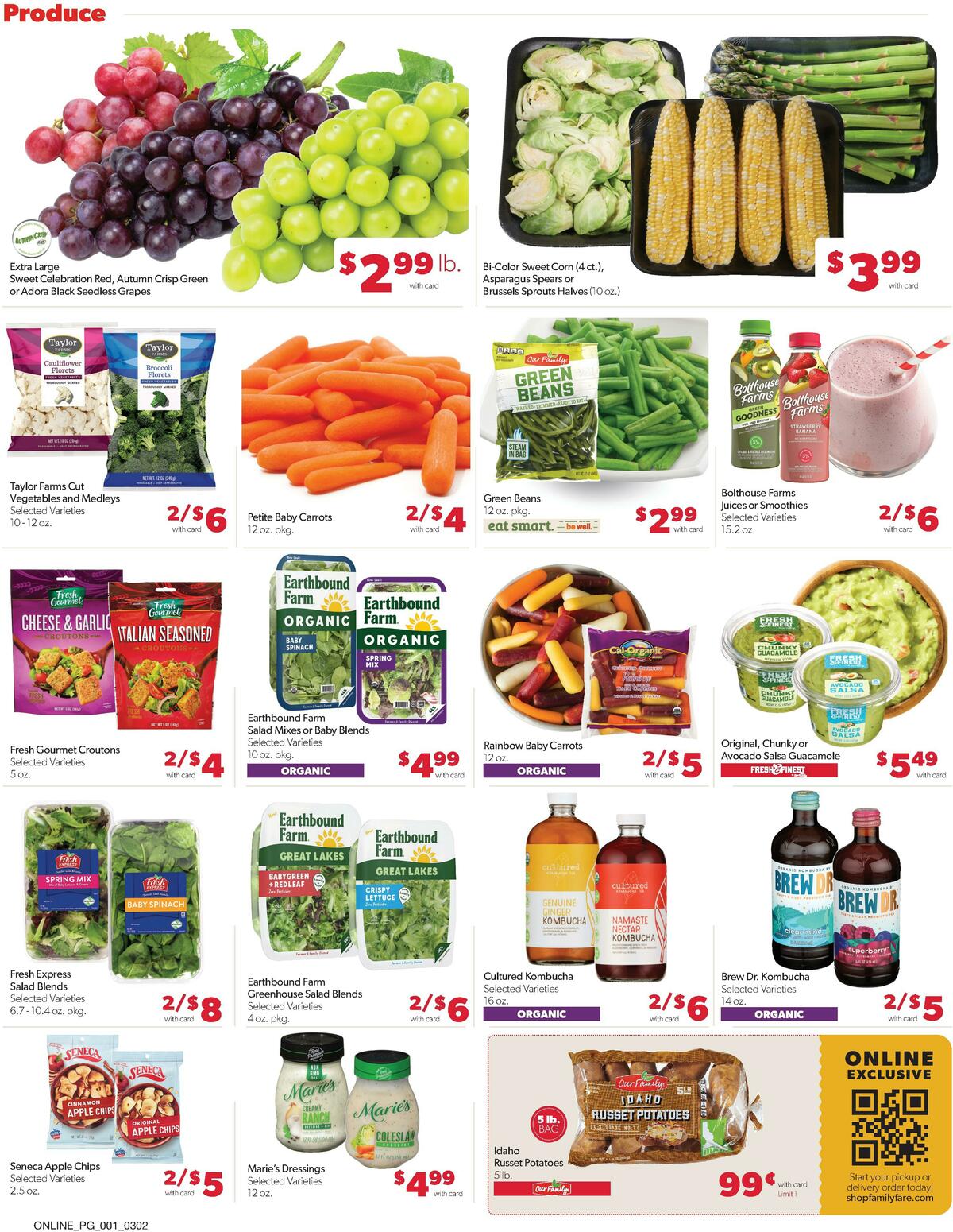 Family Fare Weekly Ad from March 2