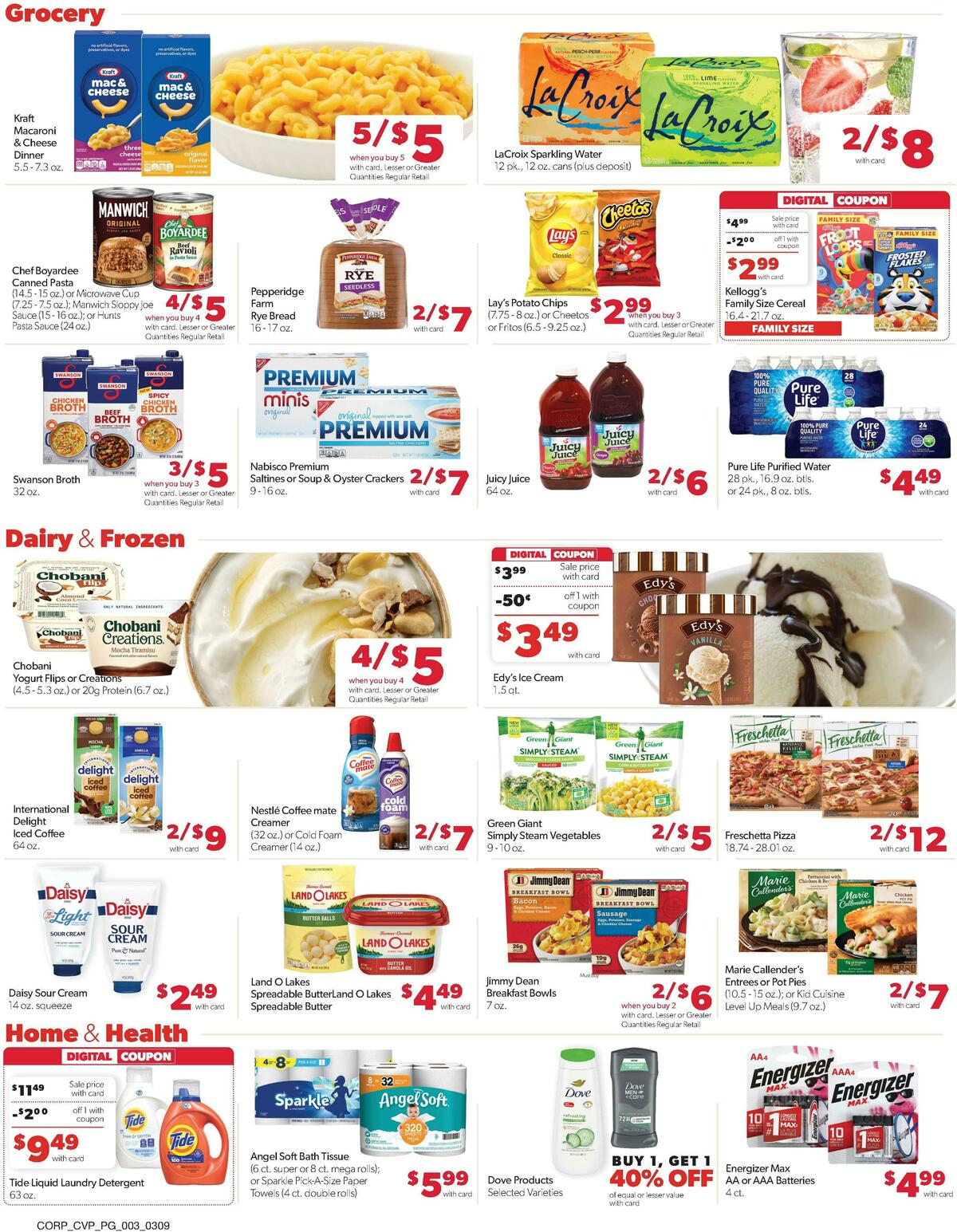 Family Fare Weekly Ad from March 9