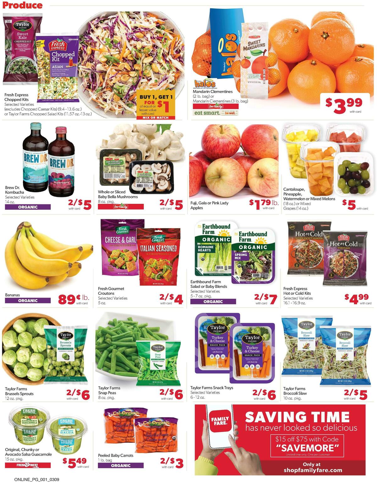 Family Fare Weekly Ad from March 9