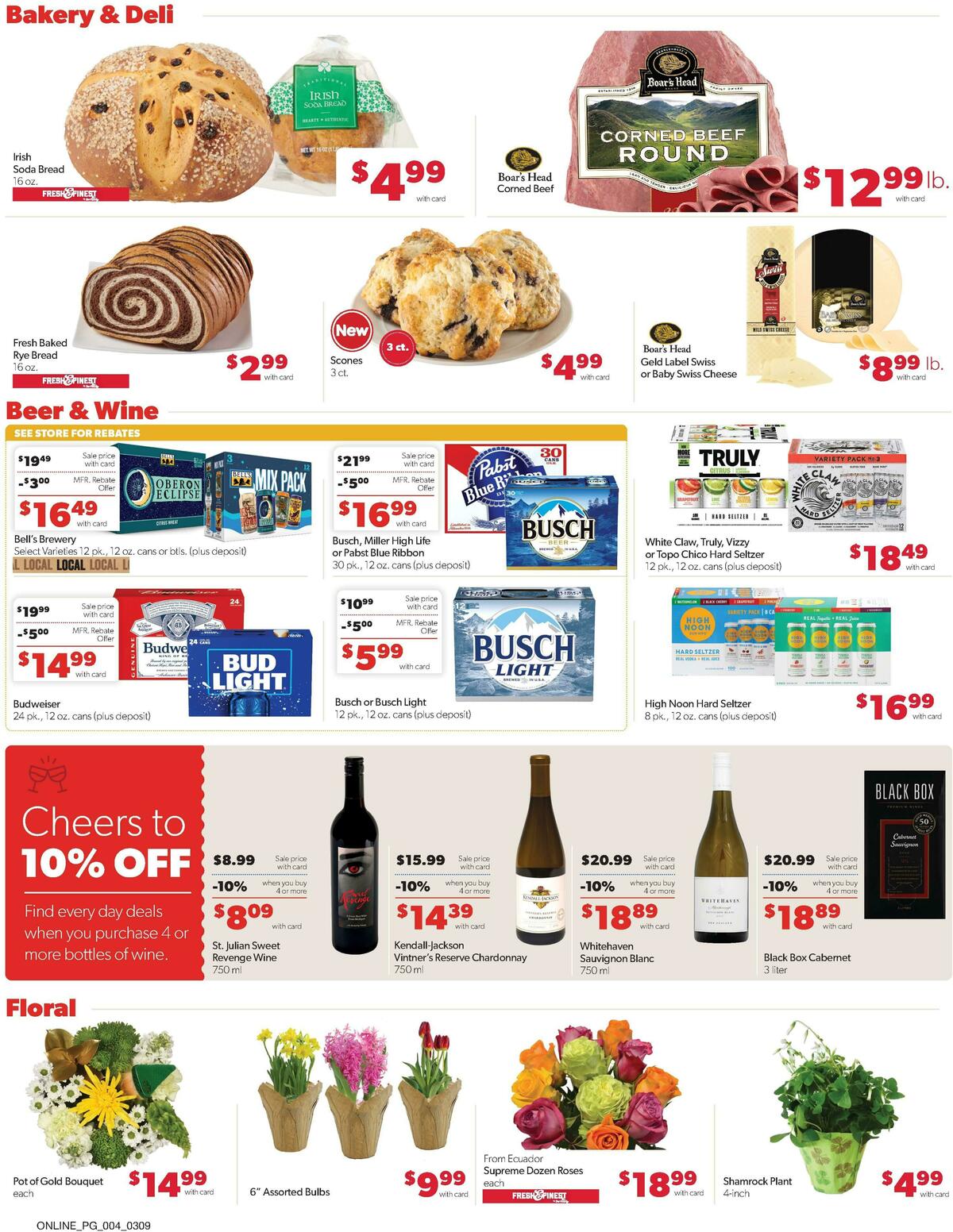 Family Fare Weekly Ad from March 9