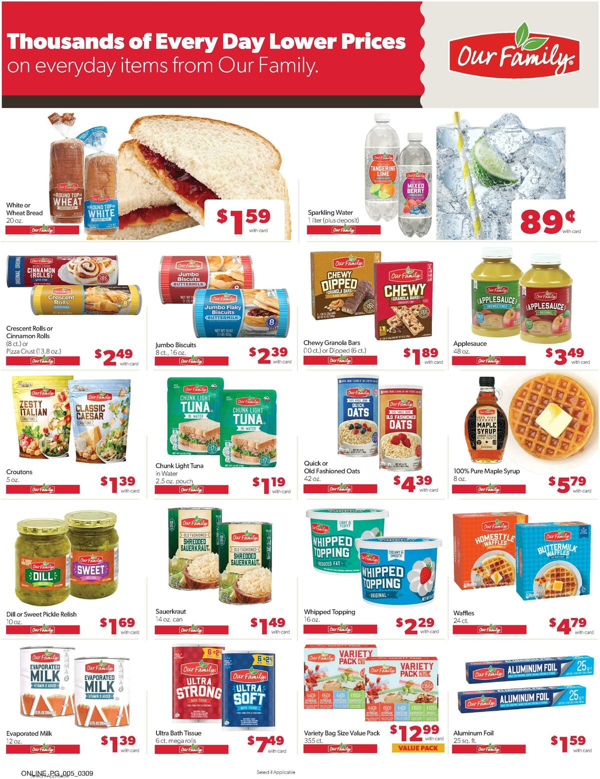Family Fare Weekly Ad from March 9