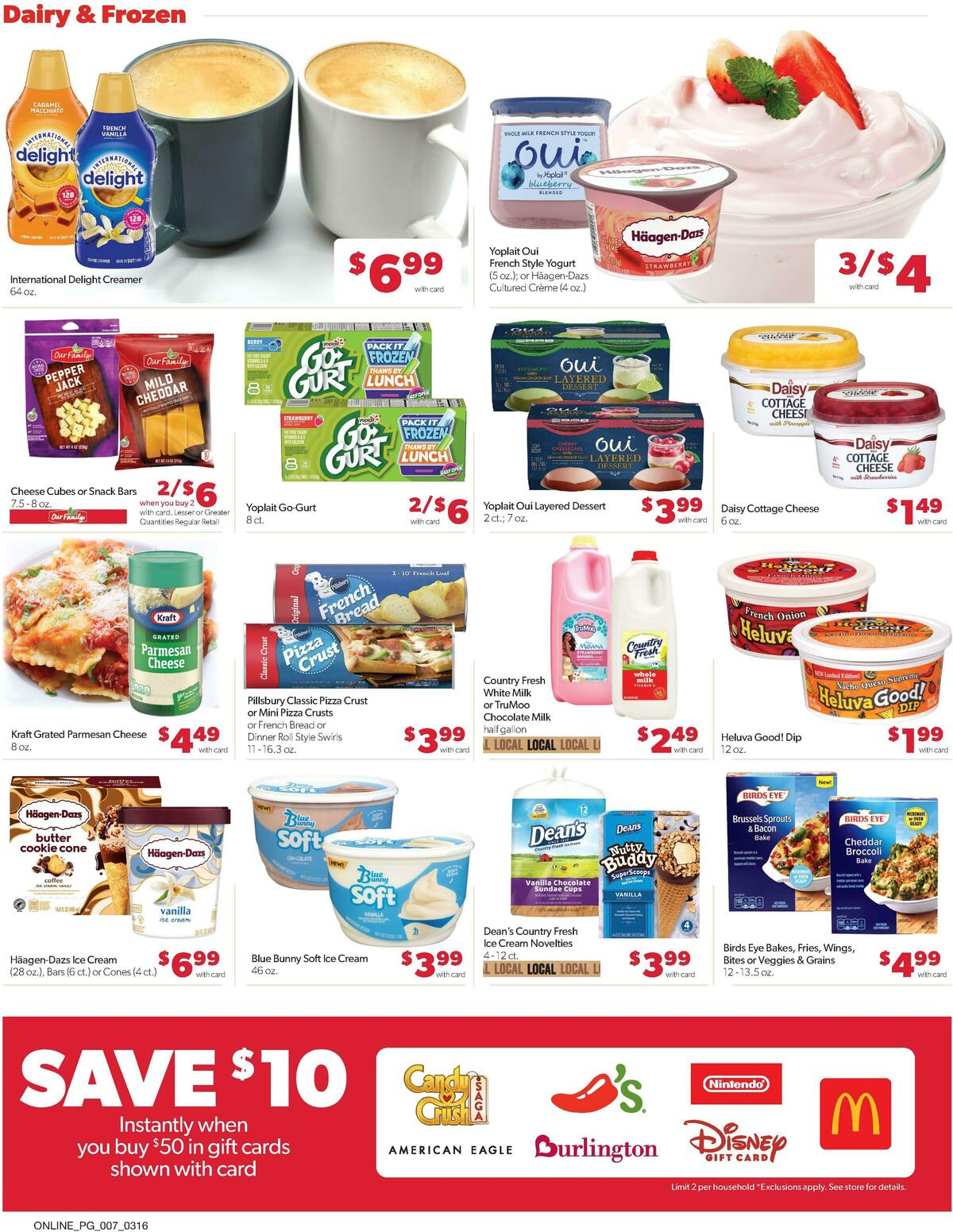 Family Fare Weekly Ad from March 16