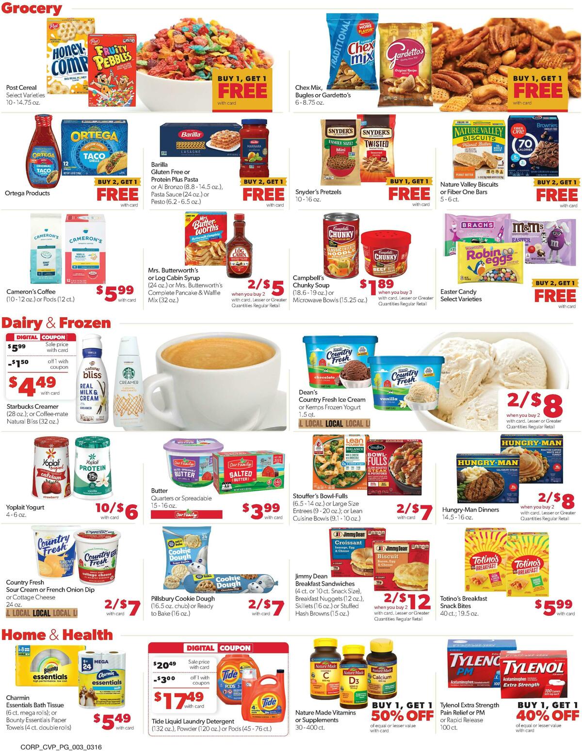 Family Fare Weekly Ad from March 16