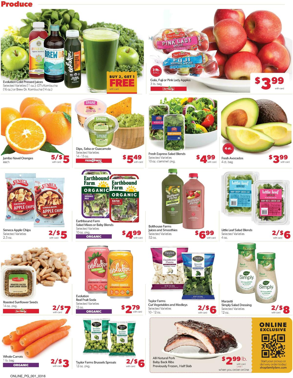 Family Fare Weekly Ad from March 16
