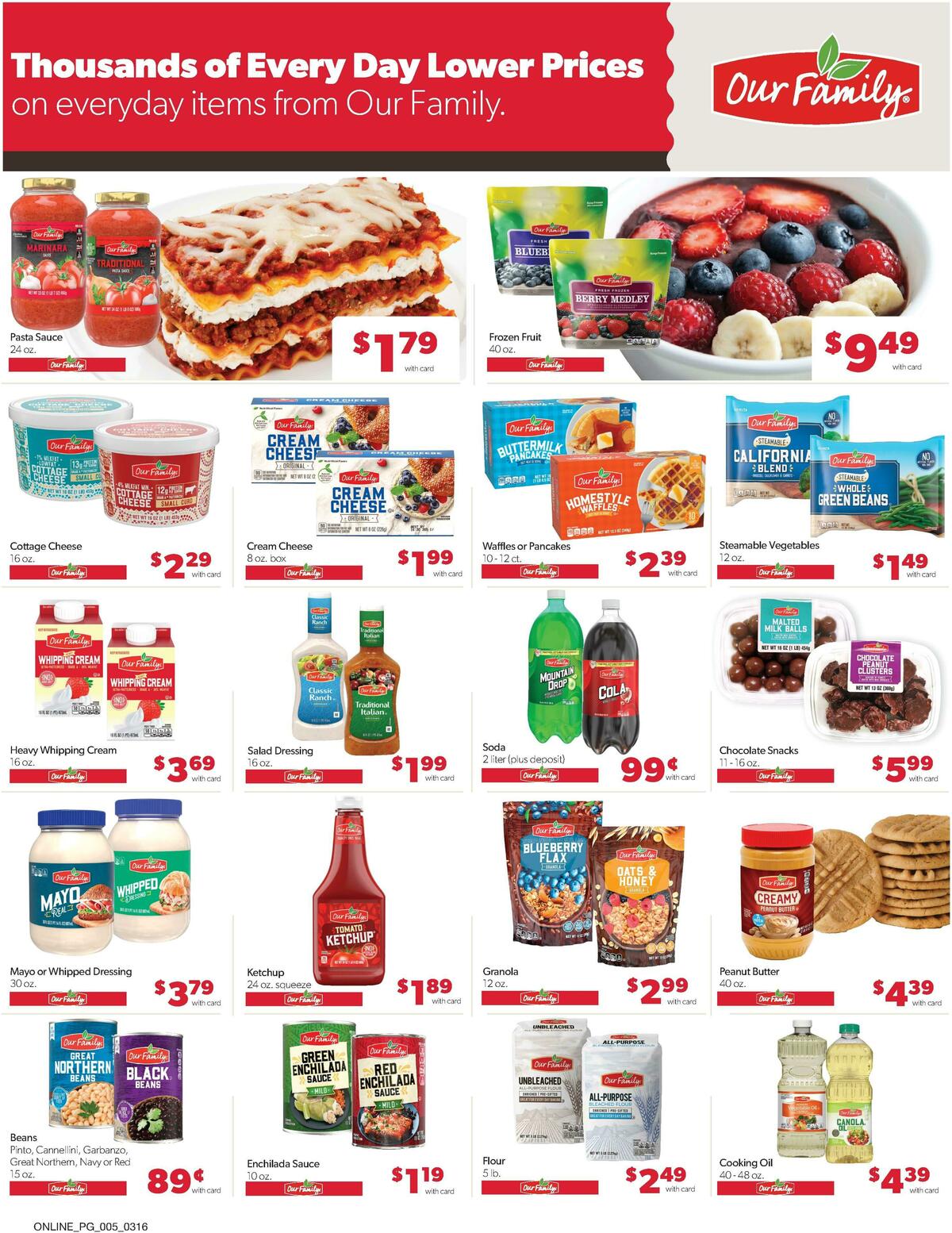 Family Fare Weekly Ad from March 16