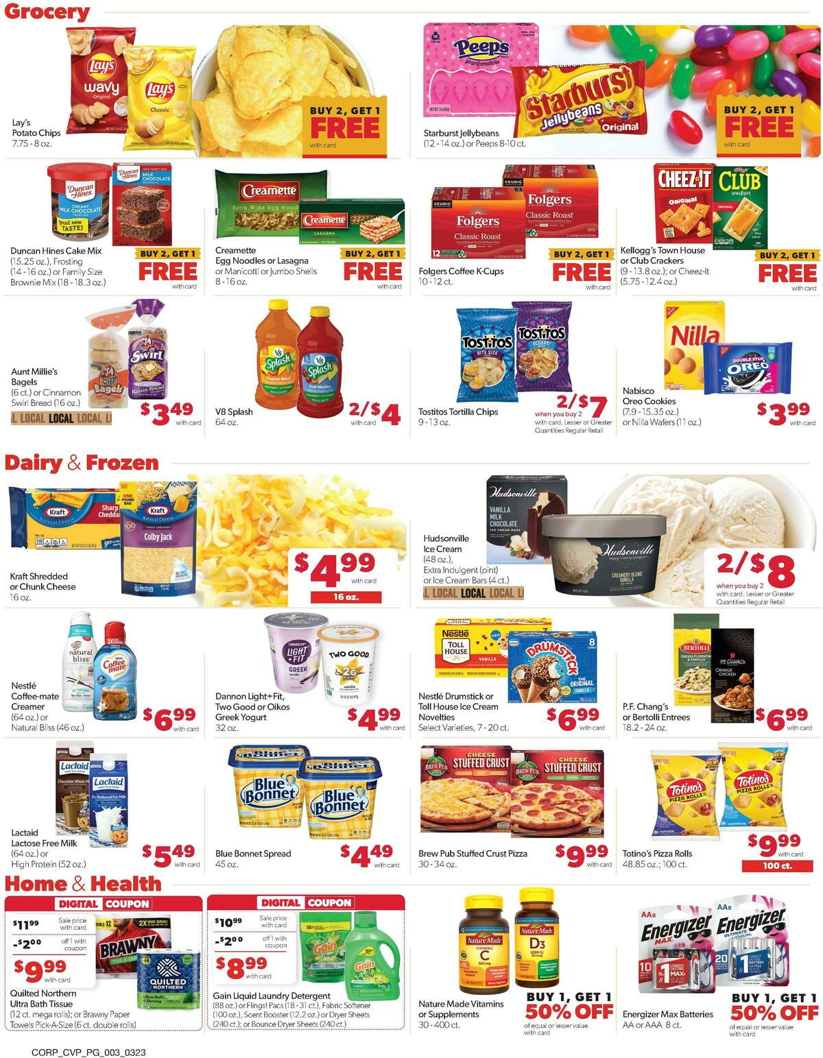 Family Fare Weekly Ad from March 23