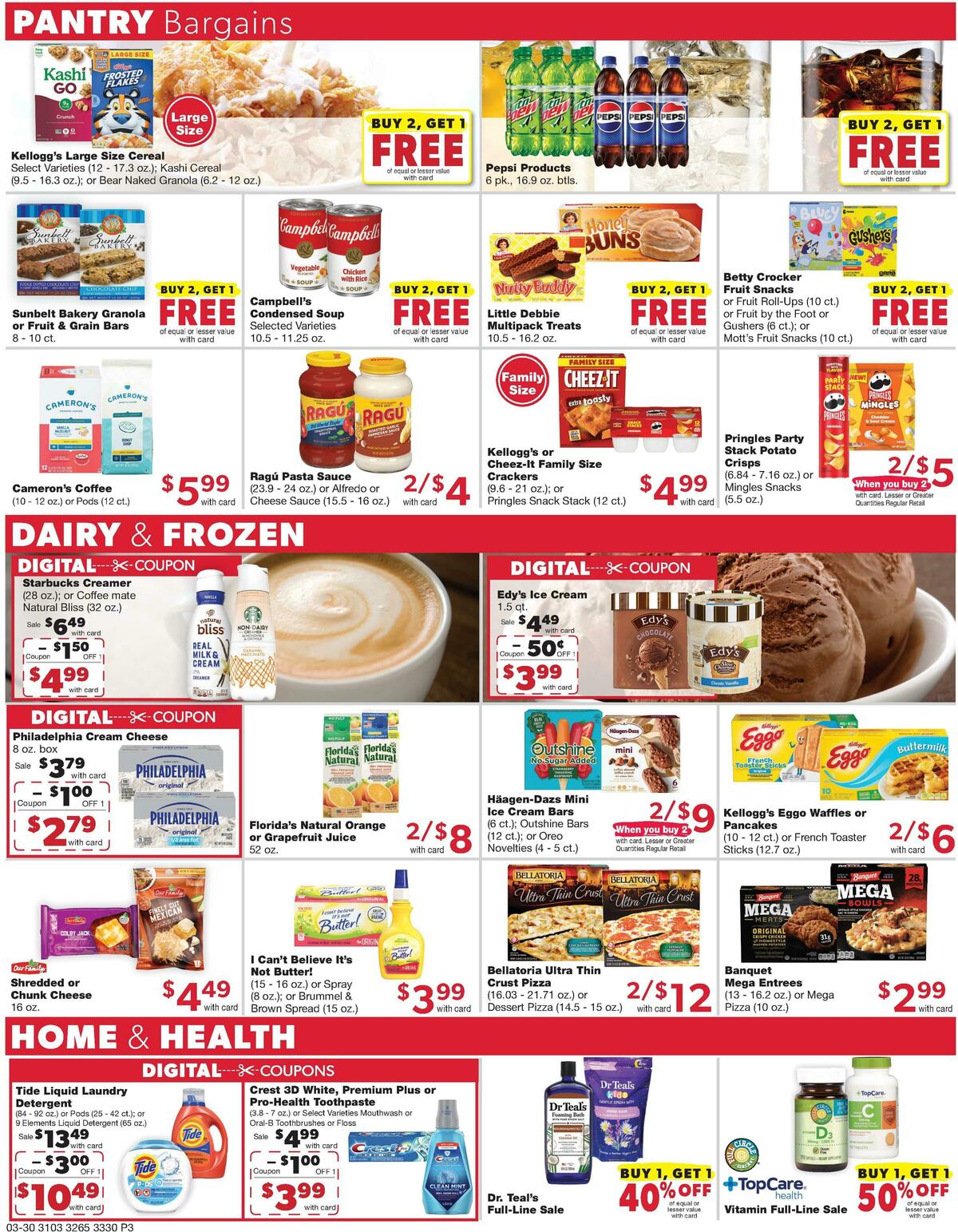 Family Fare Weekly Ad from March 30