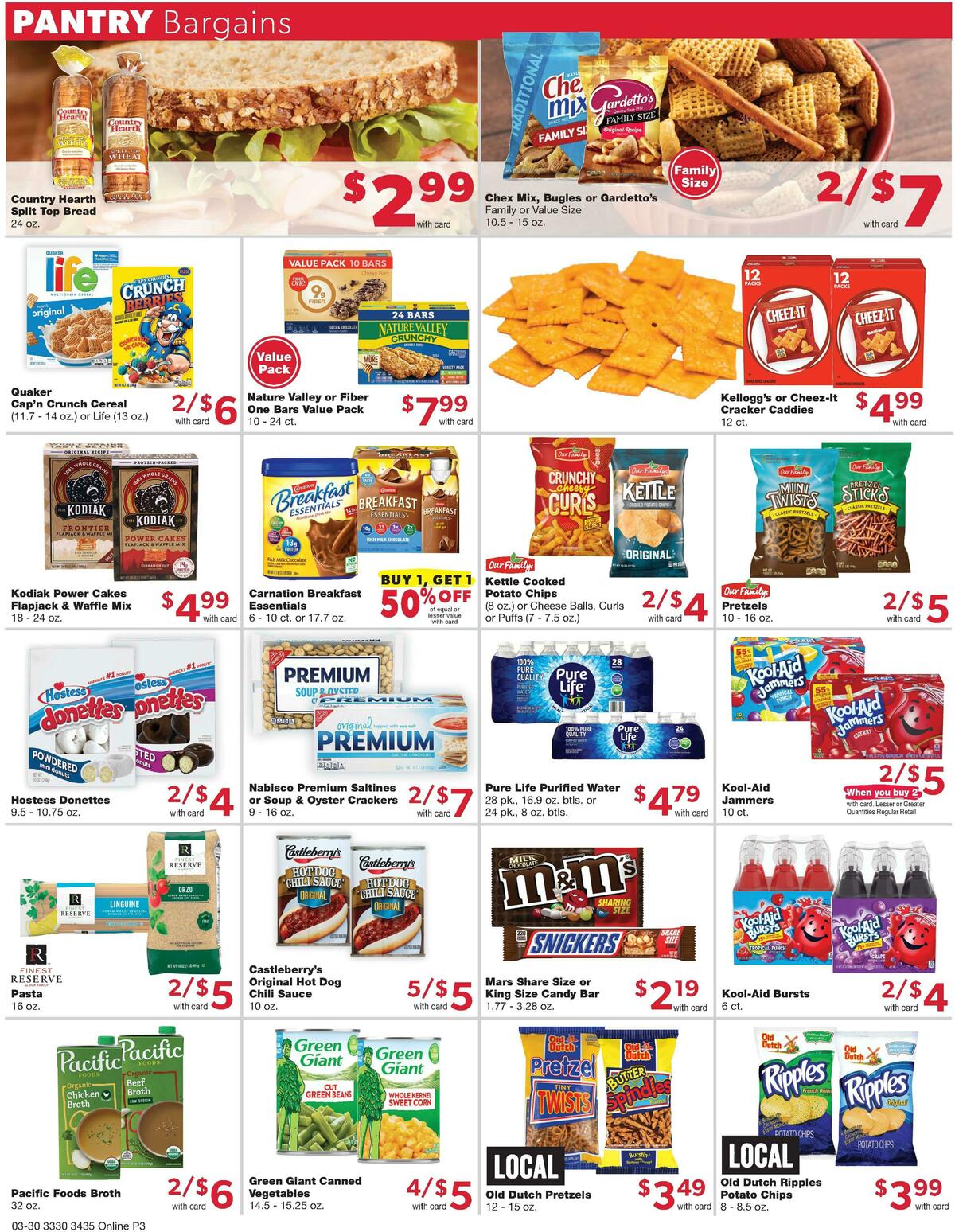 Family Fare Weekly Ad from March 30