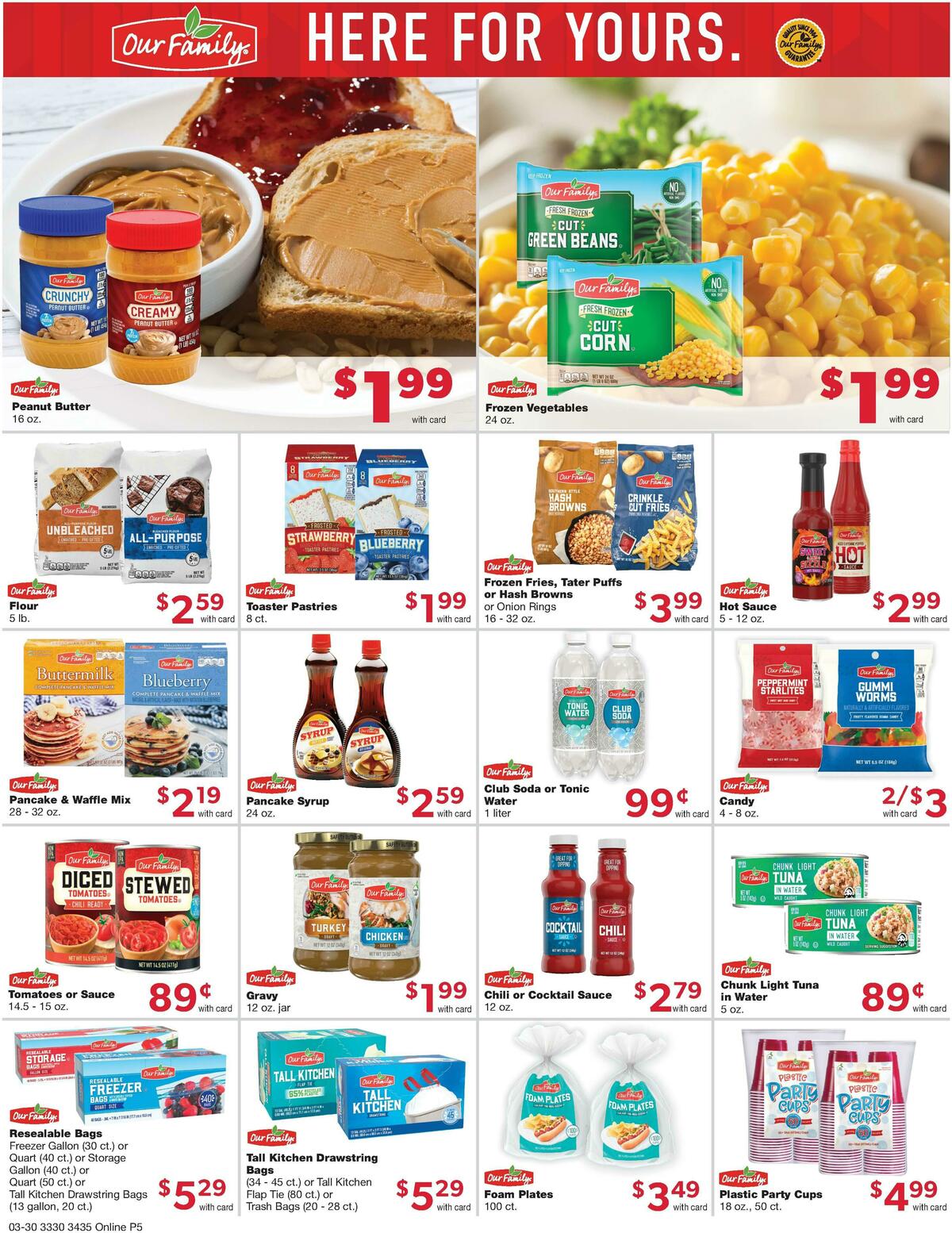 Family Fare Weekly Ad from March 30